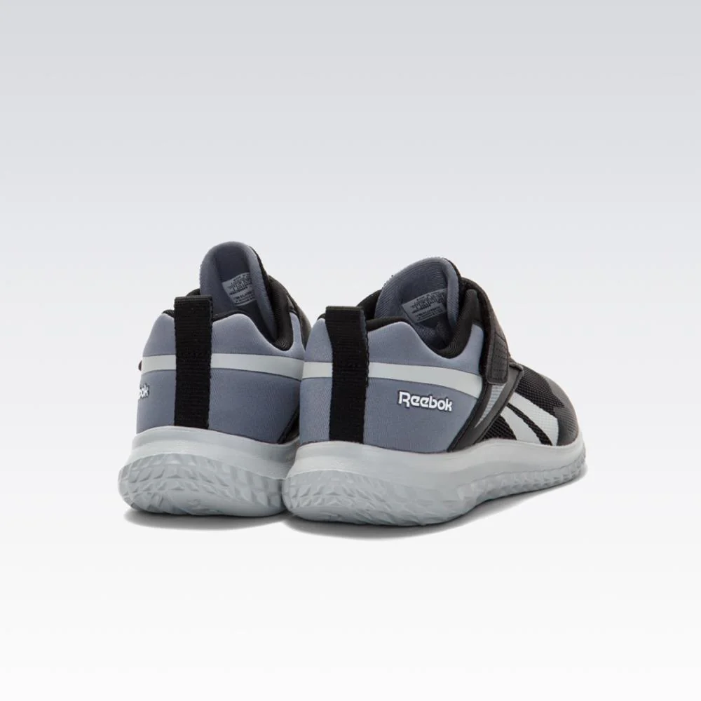 Reebok Footwear Kids Reebok Rush Runner 5 Alt Shoes - Pre-School CORE BLK/COLD GRY 4/PURE GRY 2 - Image 3