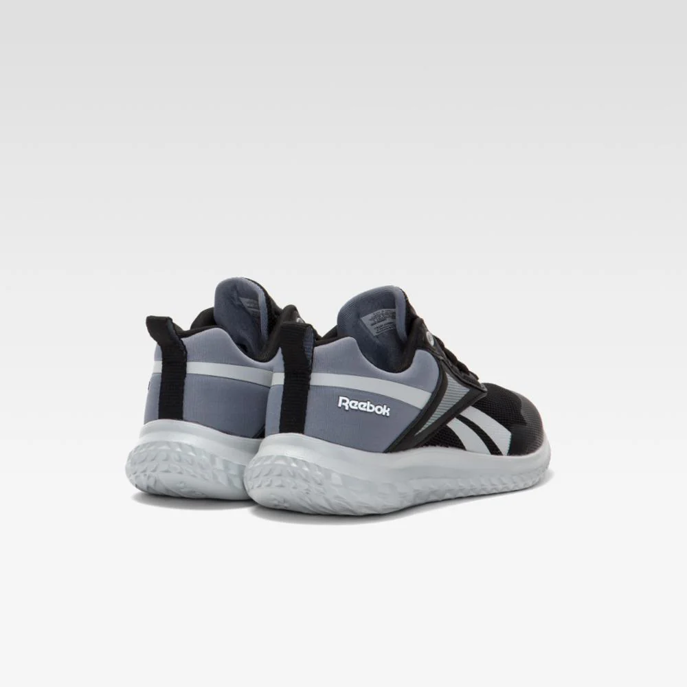 Reebok Footwear Kids Reebok Rush Runner 5 Shoes - Pre-School CORE BLK/COLD GRY 4/PURE GRY 3 - Image 3