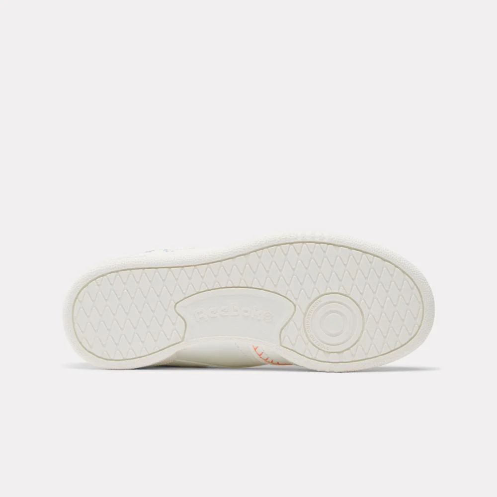 Reebok Footwear Kids Reebok x Dora the Explorer Club C Shoes – Pre-School CHALK/CHALK/DIGITAL PURPLE - Image 5