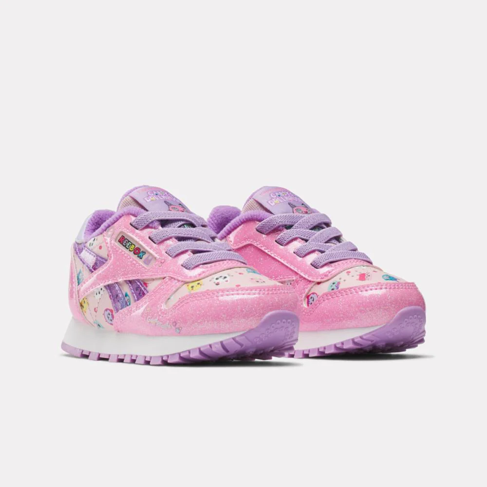 Reebok Footwear Kids Reebok x Gabby's Dollhouse CL Step 'n Flash 2.0 Elastic Lace Shoes - Baby & Toddler PINK/PINK/PURPLE - Image 3