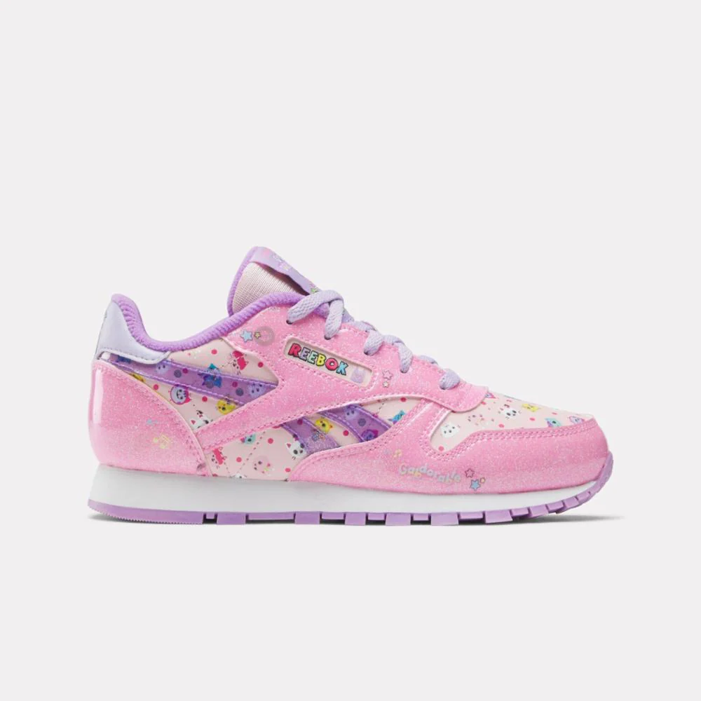 Reebok Footwear Kids Reebok x Gabby's Dollhouse Classic Leather Step 'n Flash Shoes 2.0 - Preschool PINK/PINK/PURPLE