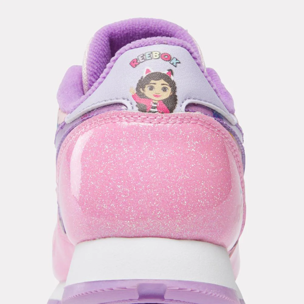 Reebok Footwear Kids Reebok x Gabby's Dollhouse Classic Leather Step 'n Flash Shoes 2.0 - Preschool PINK/PINK/PURPLE - Image 7