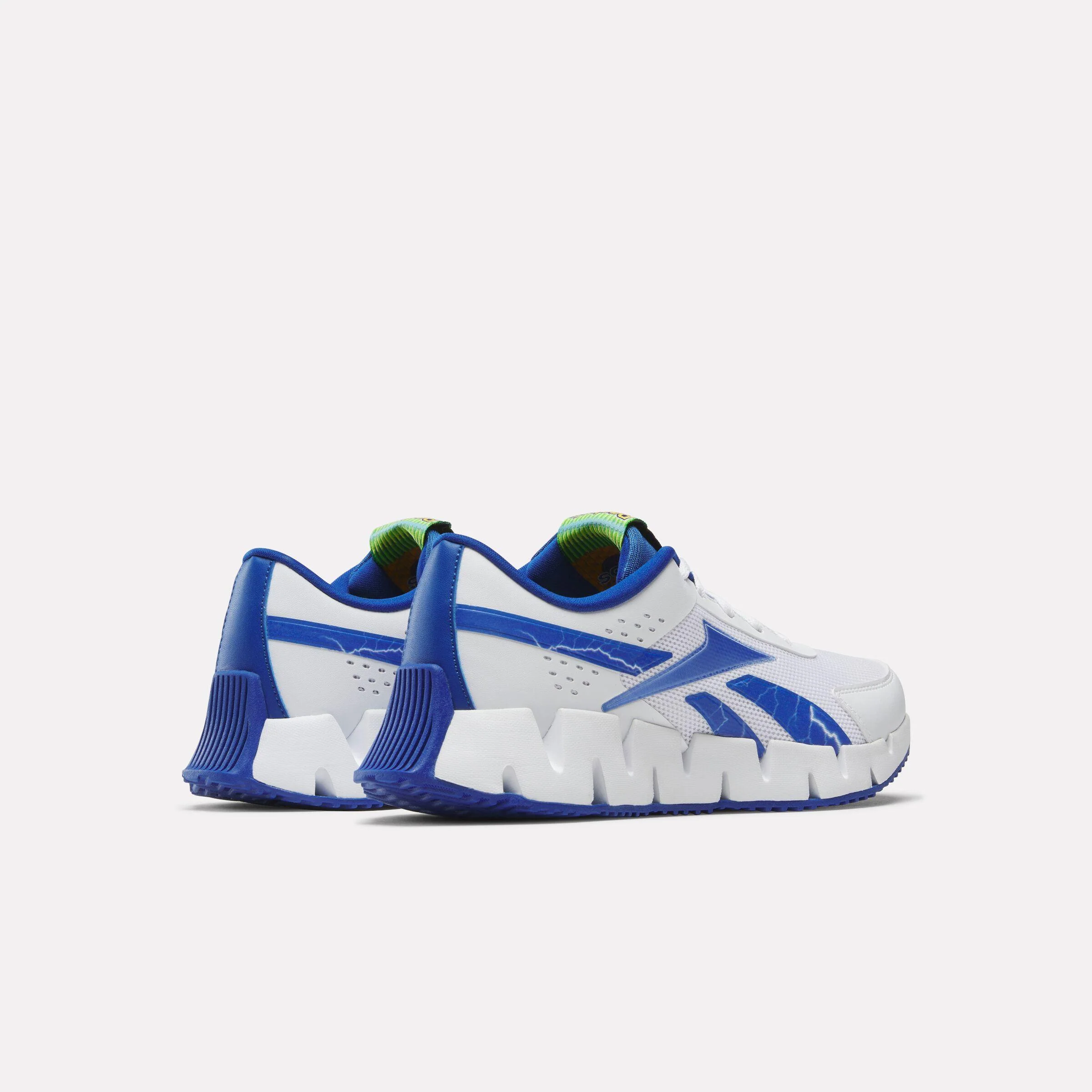 Reebok Footwear Kids Reebok x Sonic Zig Dynamica 2.0 Shoes - Grade School WHITE/BLUE/WHITE - Image 4