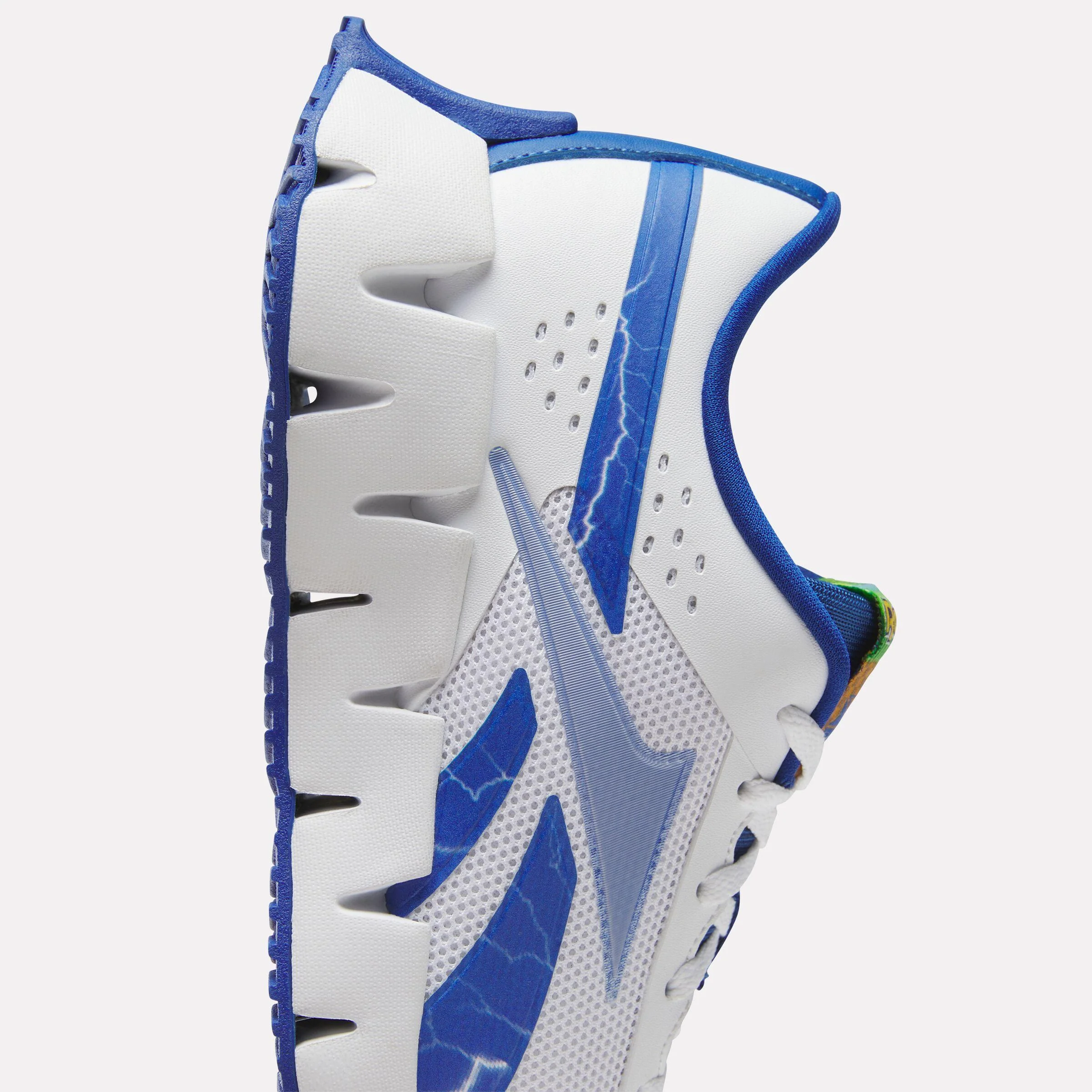Reebok Footwear Kids Reebok x Sonic Zig Dynamica 2.0 Shoes - Grade School WHITE/BLUE/WHITE - Image 8