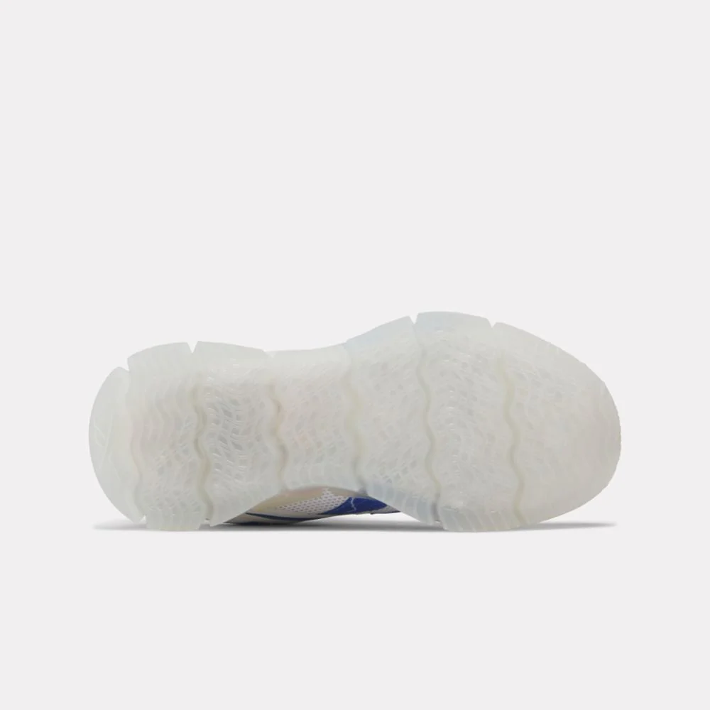 Reebok Footwear Kids Reebok x Sonic Zig 'N' Glow Elastic Lace Shoes - Preschool BLUE/WHITE/BLUE - Image 5
