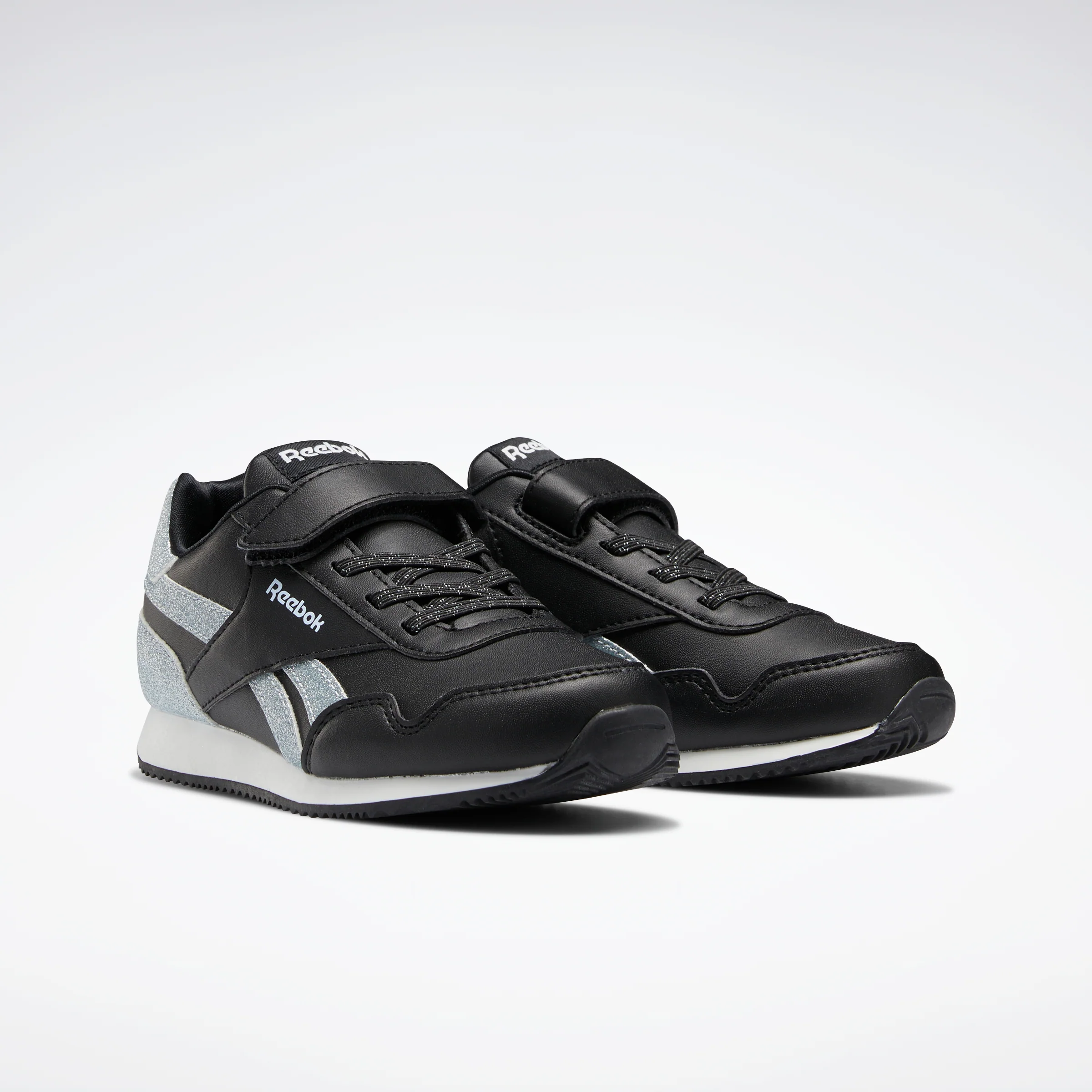 Reebok Footwear Kids Royal Classic Jog 3 Shoes Child Cblack/Cblack/Glablu - Image 3