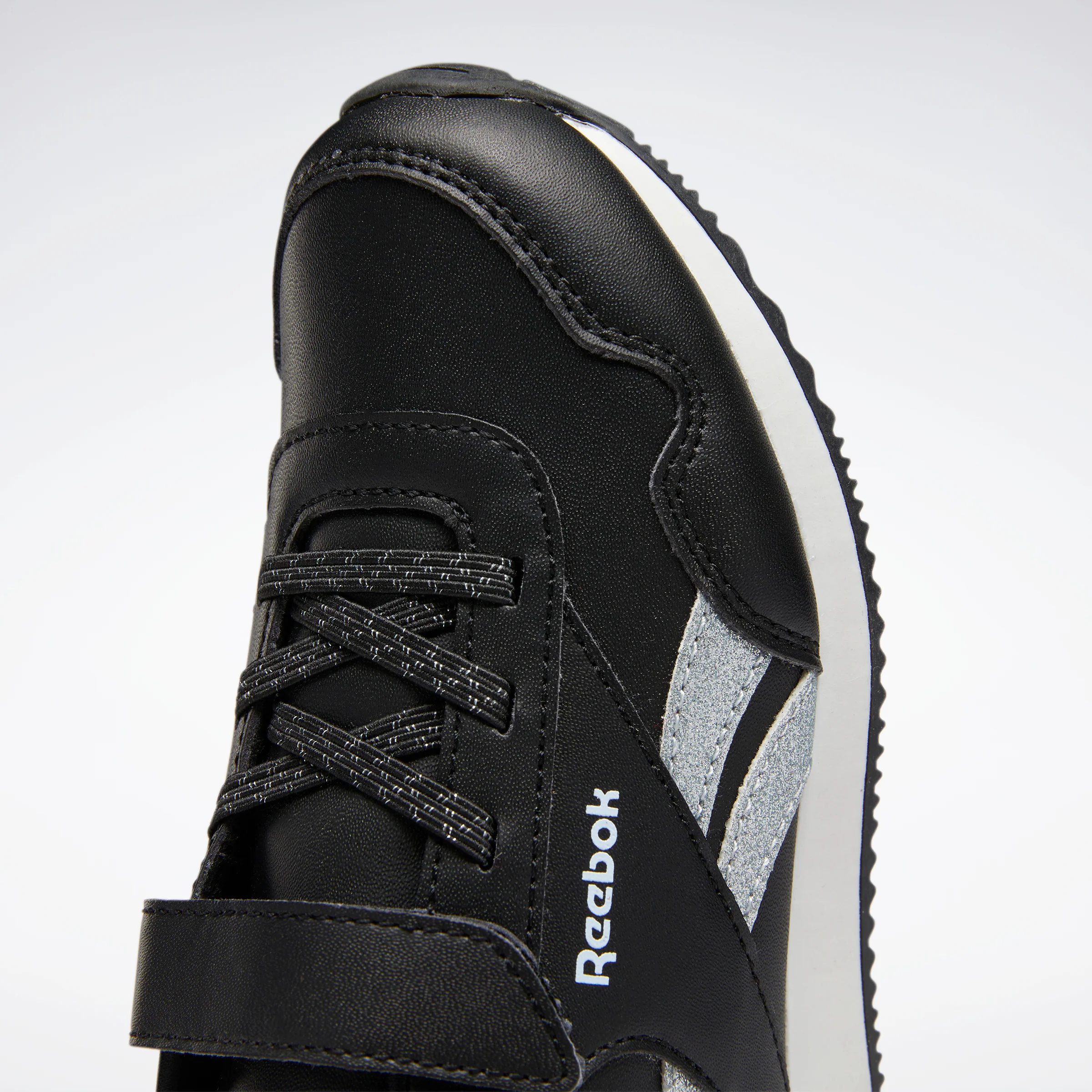 Reebok Footwear Kids Royal Classic Jog 3 Shoes Child Cblack/Cblack/Glablu - Image 9