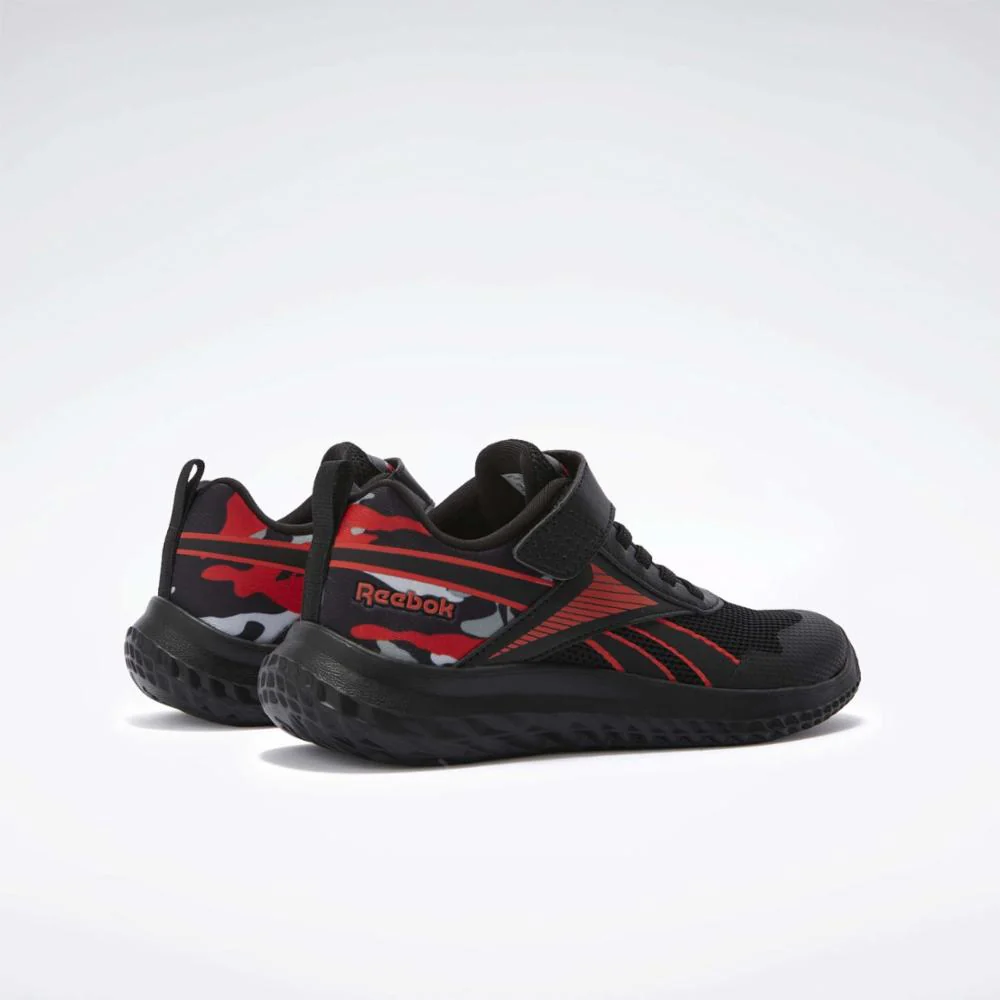 Reebok Footwear Kids Rush Runner 5 Shoes - Preschool BLACK/ENERGYRED/GREY3 - Image 3