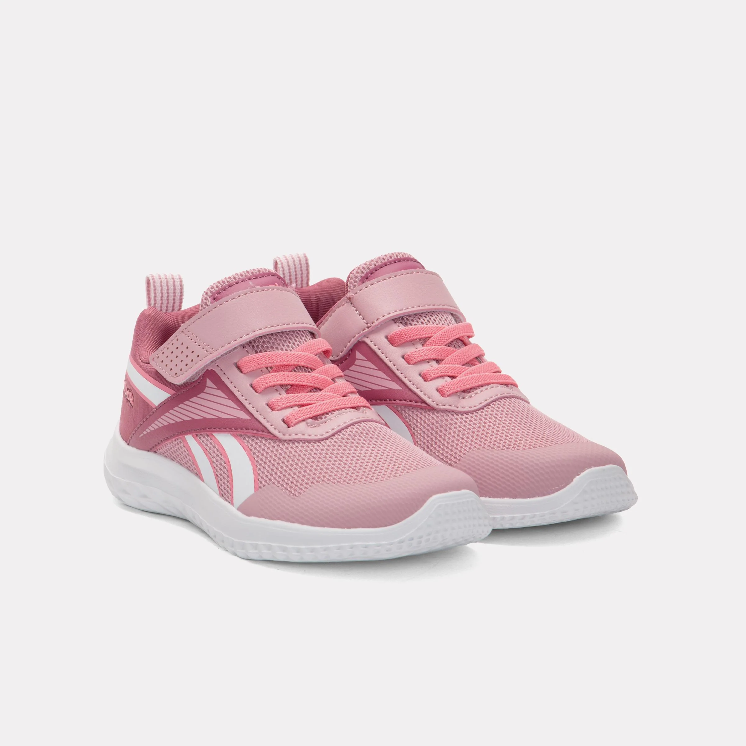 Reebok Footwear Kids Rush Runner Elastic Lace Shoes – Pre-School CHILD DUSTYROSE/STUDIOPINK/FTWRWHITE - Image 2