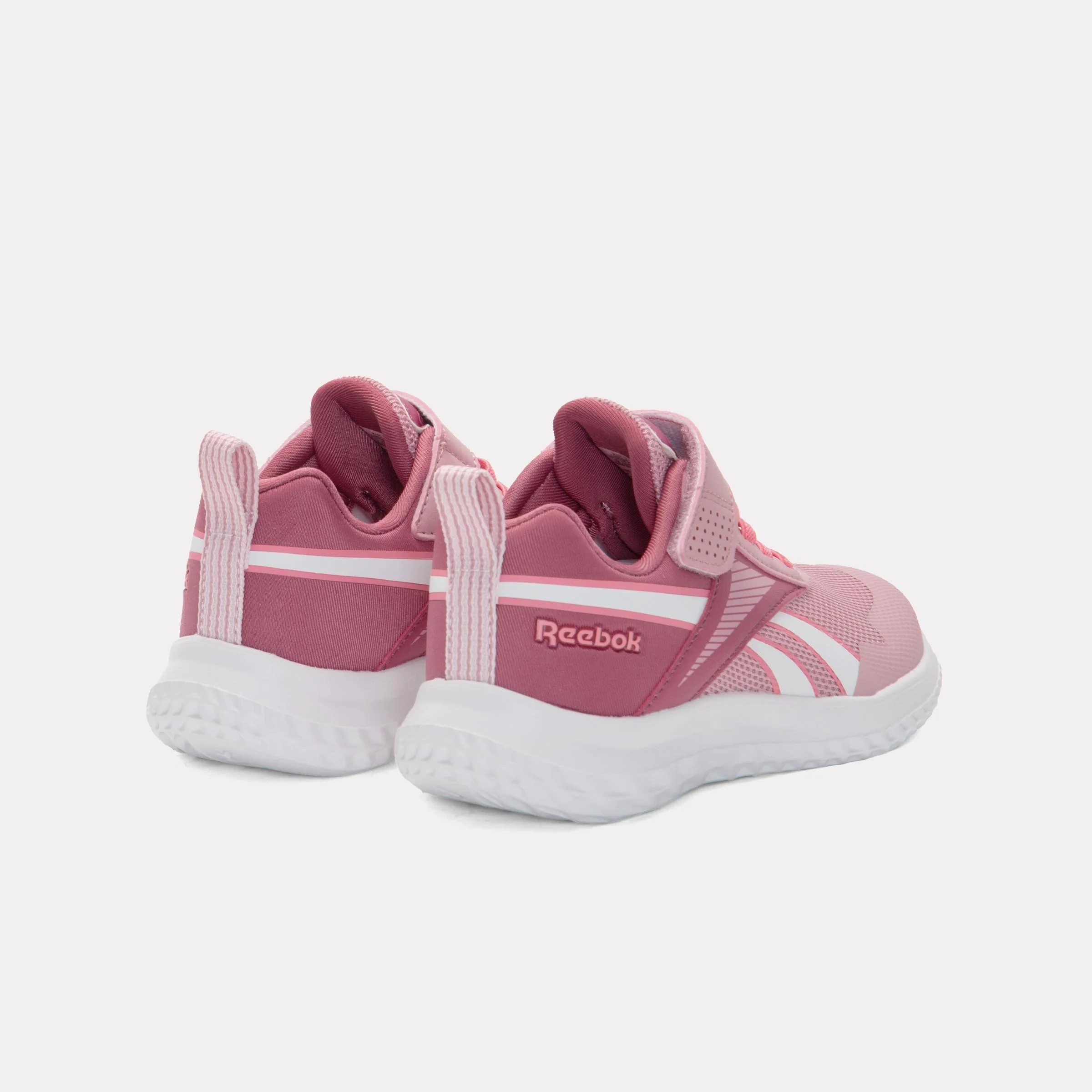 Reebok Footwear Kids Rush Runner Elastic Lace Shoes – Pre-School CHILD DUSTYROSE/STUDIOPINK/FTWRWHITE - Image 3