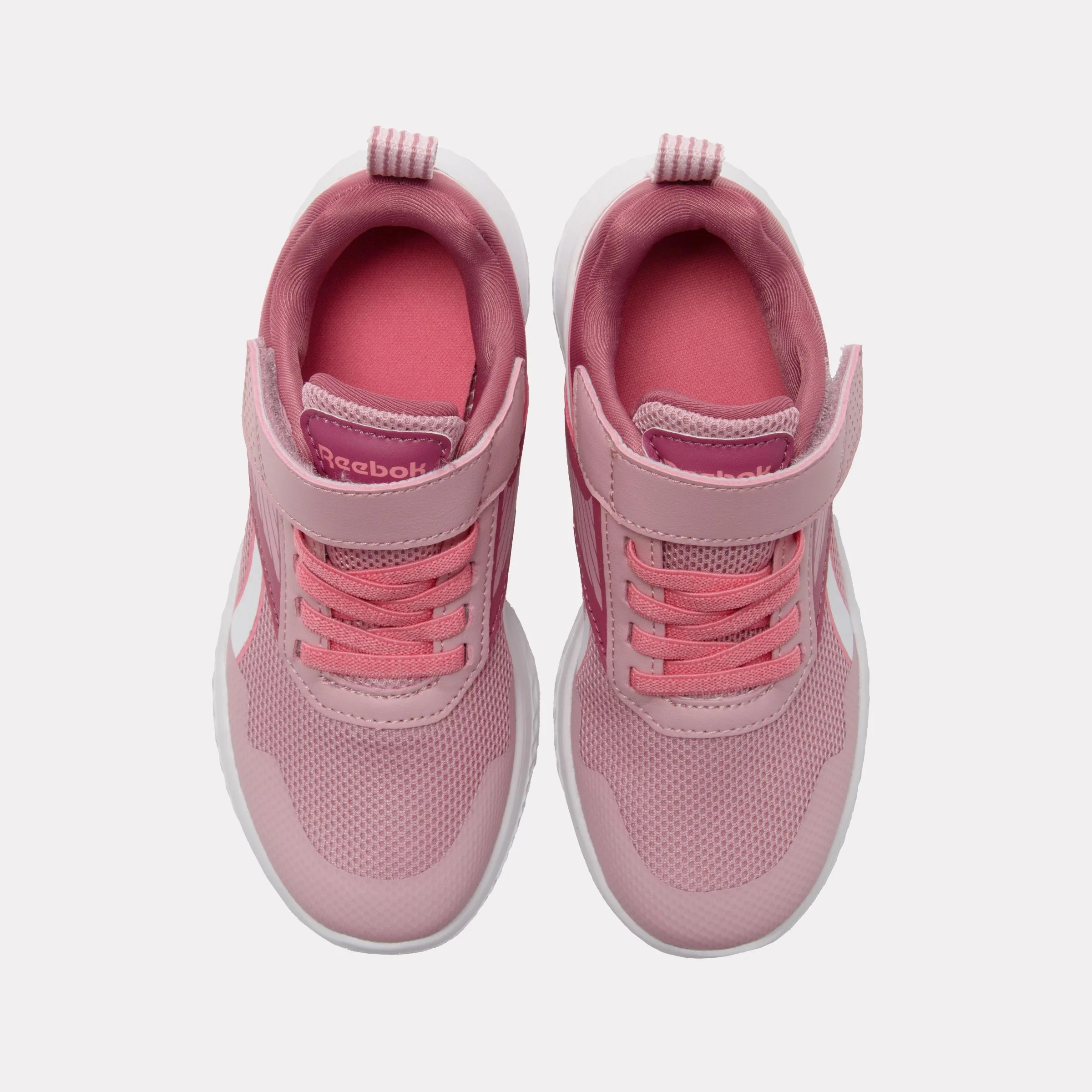 Reebok Footwear Kids Rush Runner Elastic Lace Shoes – Pre-School CHILD DUSTYROSE/STUDIOPINK/FTWRWHITE - Image 5