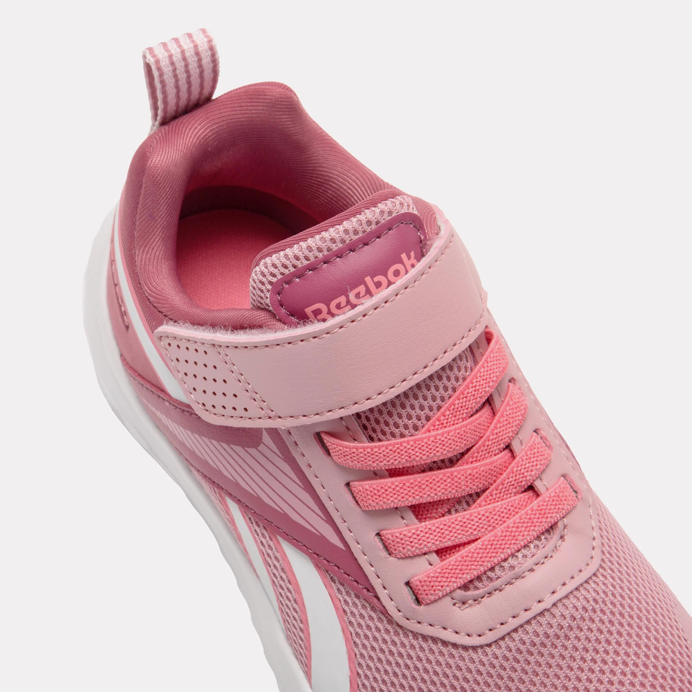 Reebok Footwear Kids Rush Runner Elastic Lace Shoes – Pre-School CHILD DUSTYROSE/STUDIOPINK/FTWRWHITE - Image 6