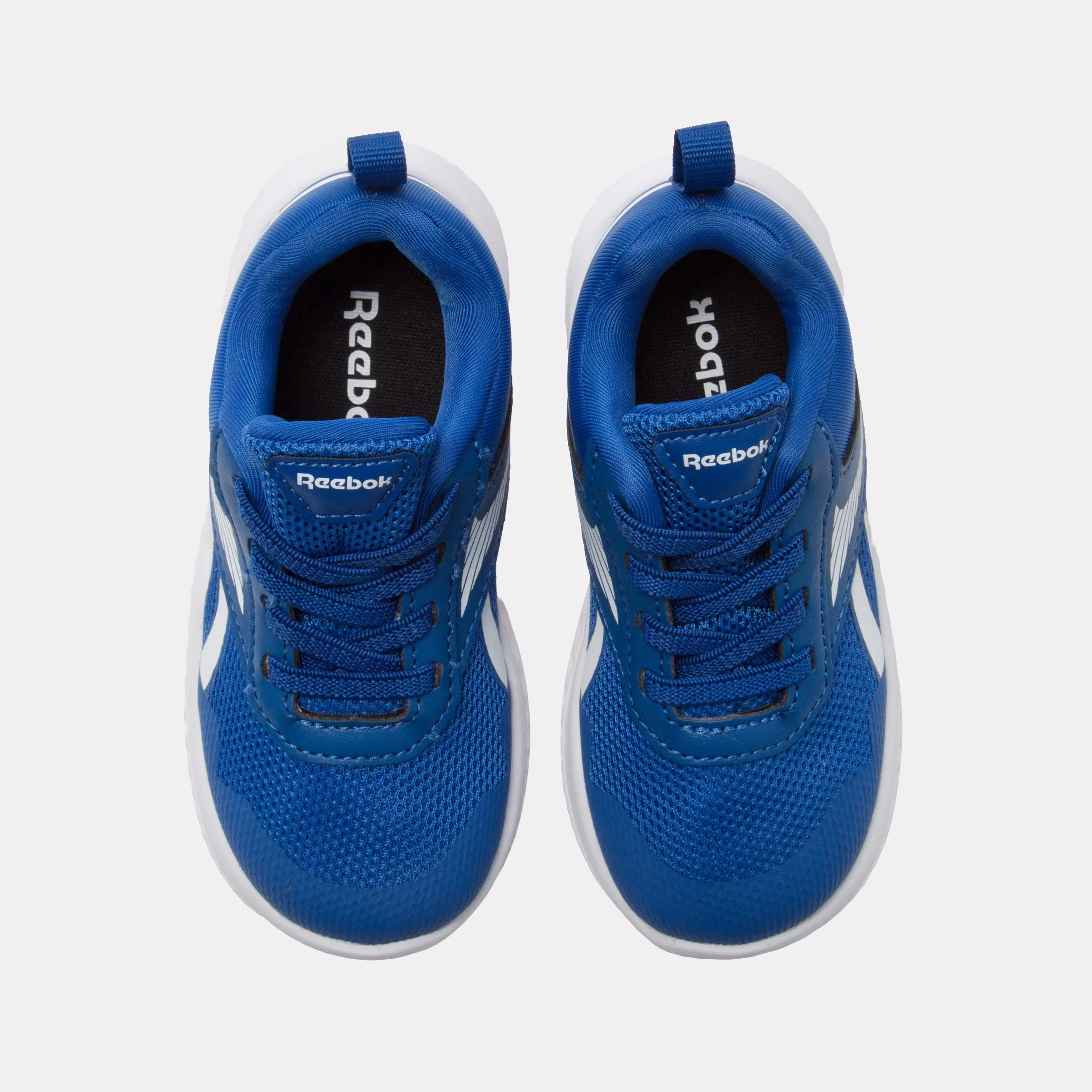 REEBOK FOOTWEAR KIDS Rush Runner Shoes – Baby & Toddler VECTORBLUE/VECTORBLUE/WHITE - Image 5