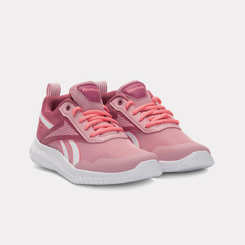 Reebok Footwear Kids Rush Runner Shoes – Pre-School DUSTYROSE/STUDIOPINK/FTWRWHITE - Image 3
