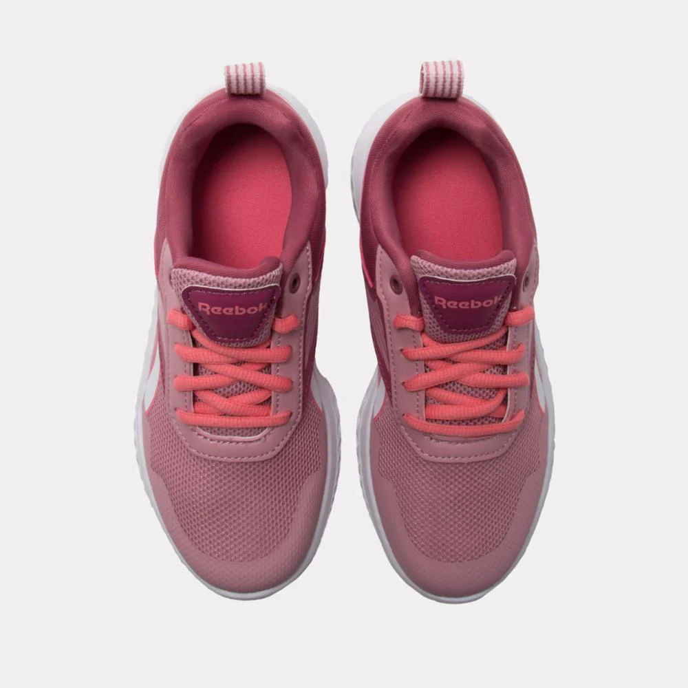 Reebok Footwear Kids Rush Runner Shoes – Pre-School DUSTYROSE/STUDIOPINK/FTWRWHITE - Image 6