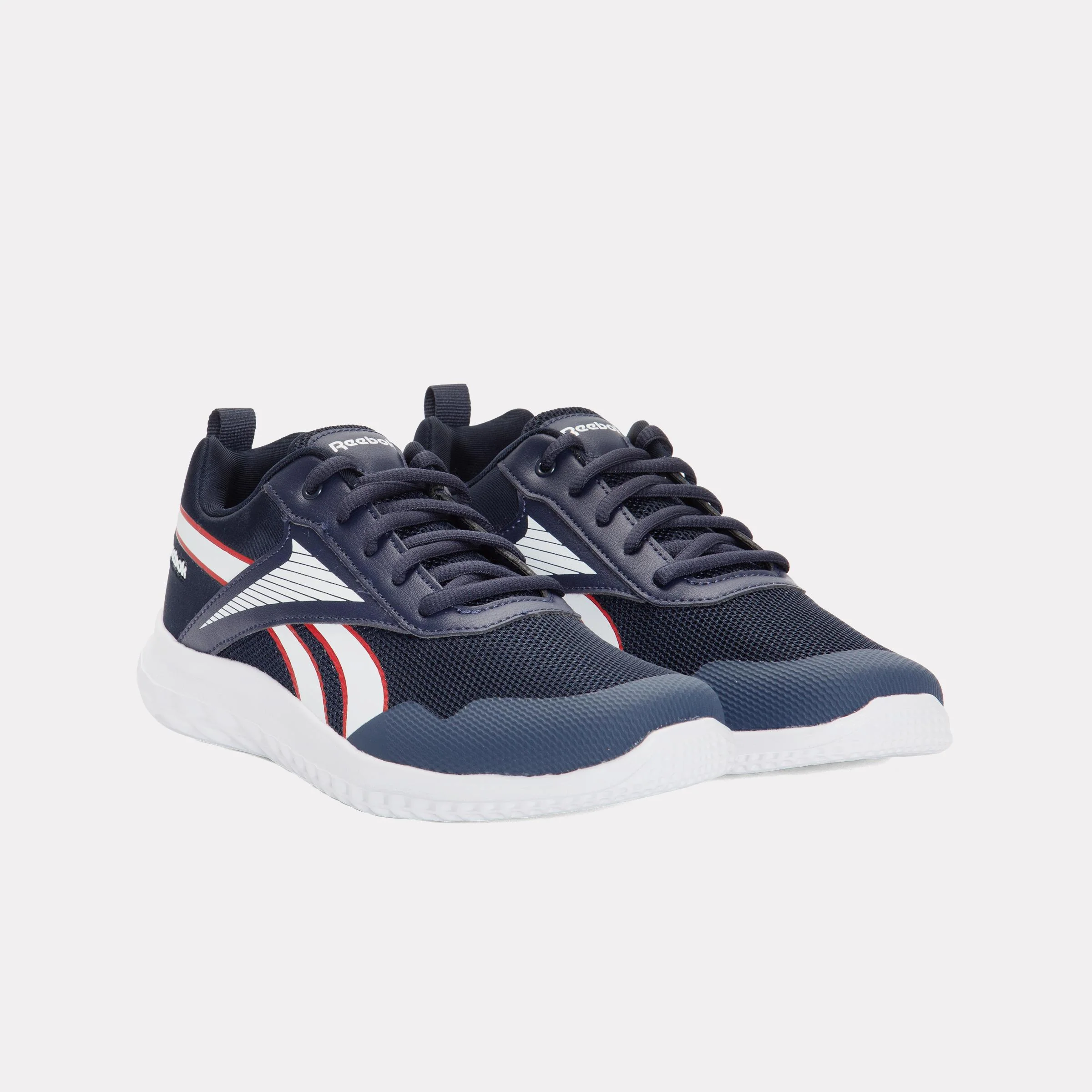 Reebok Footwear Kids Rush Runner Shoes – Pre-School VECTORNAVY/WHITE/VECTORRED - Image 2