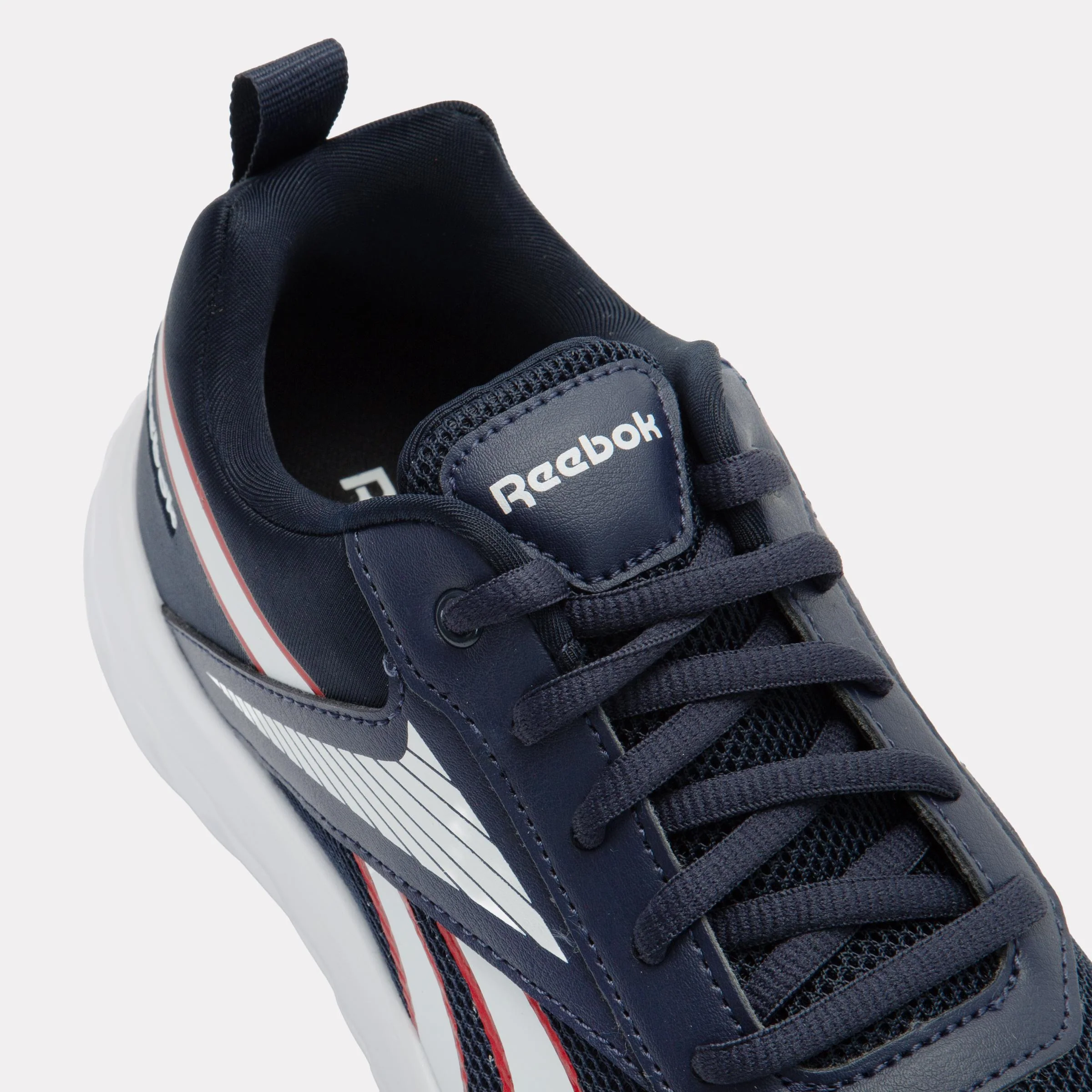 Reebok Footwear Kids Rush Runner Shoes – Pre-School VECTORNAVY/WHITE/VECTORRED - Image 7