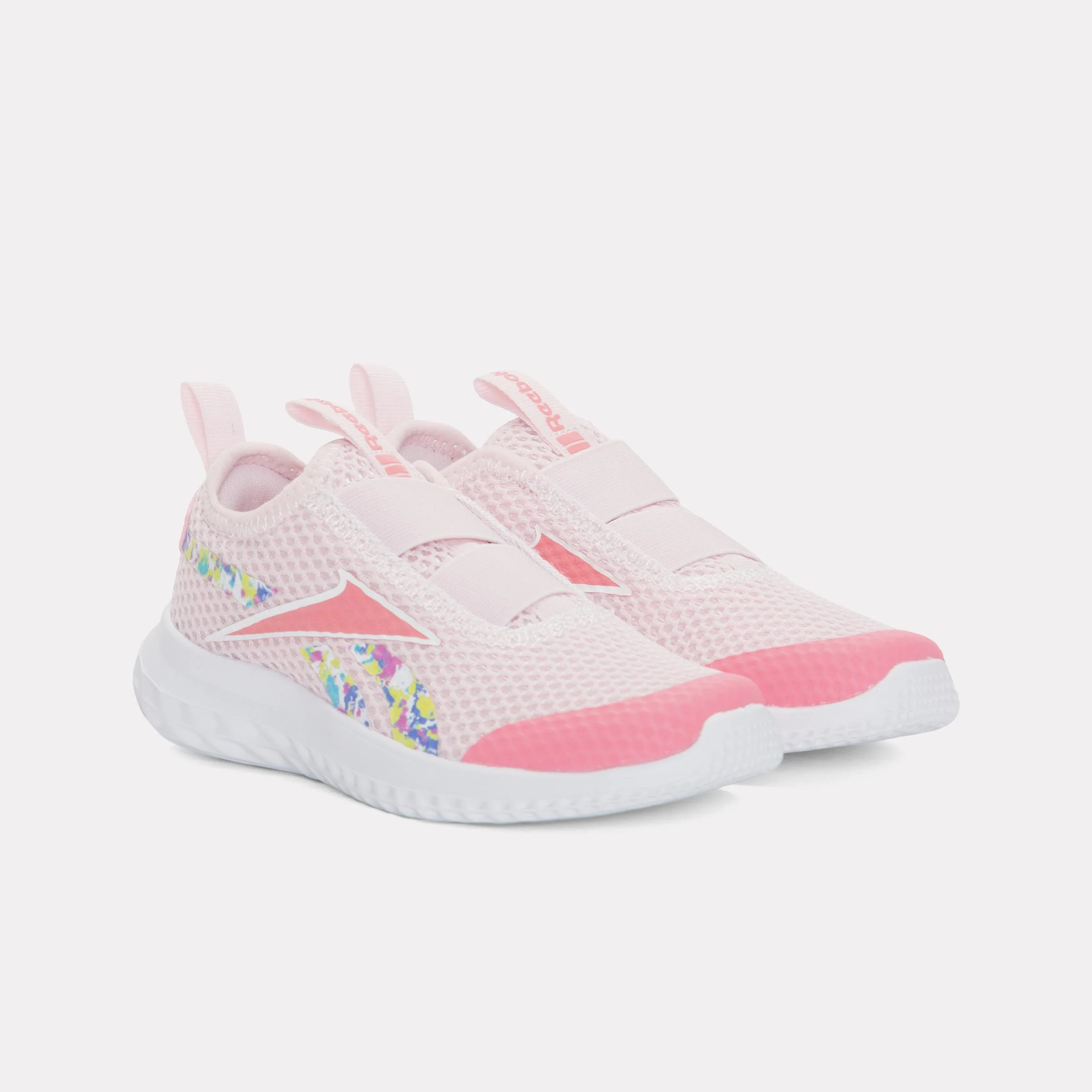 Reebok Footwear Kids Rush Runner Slip-On Shoes – Pre-School FROSTEDBERRY/PASSIONPINK/FTWRW - Image 2