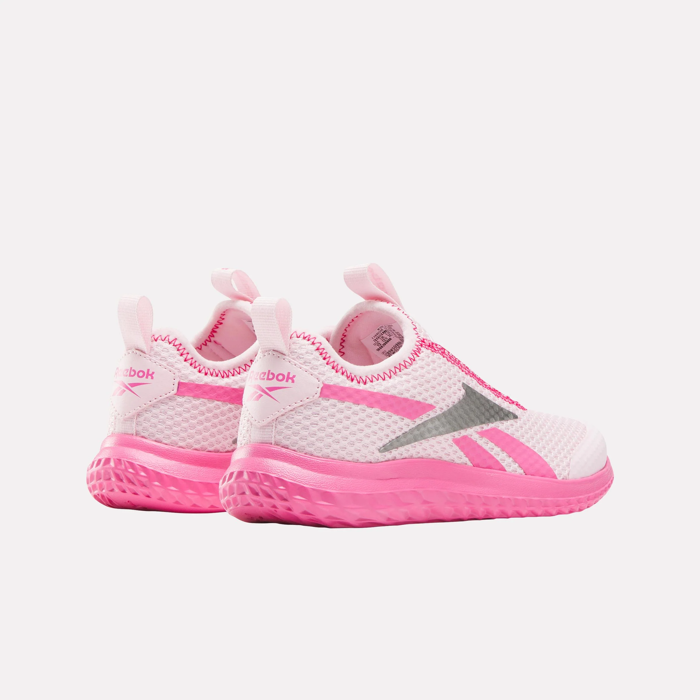 Reebok Footwear Kids Rush Runner Slip-On Shoes - Pre-School FROSTEDBERRY/TRUEPINK/FROSTEDB - Image 3