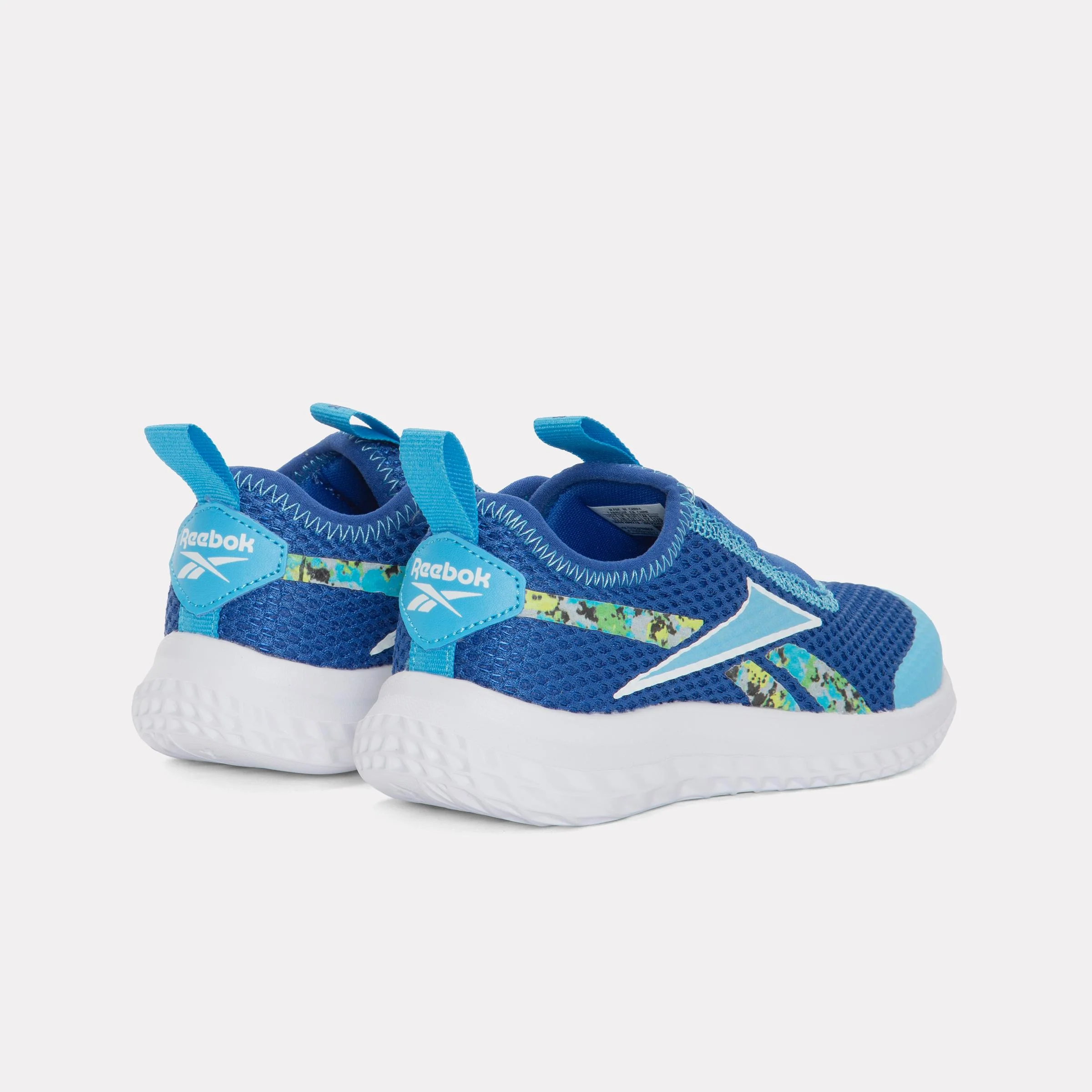 Reebok Footwear Kids Rush Runner Slip-On Shoes – Pre-School VECTORBLUE/FUTURECYAN/FTWRWHIT - Image 3
