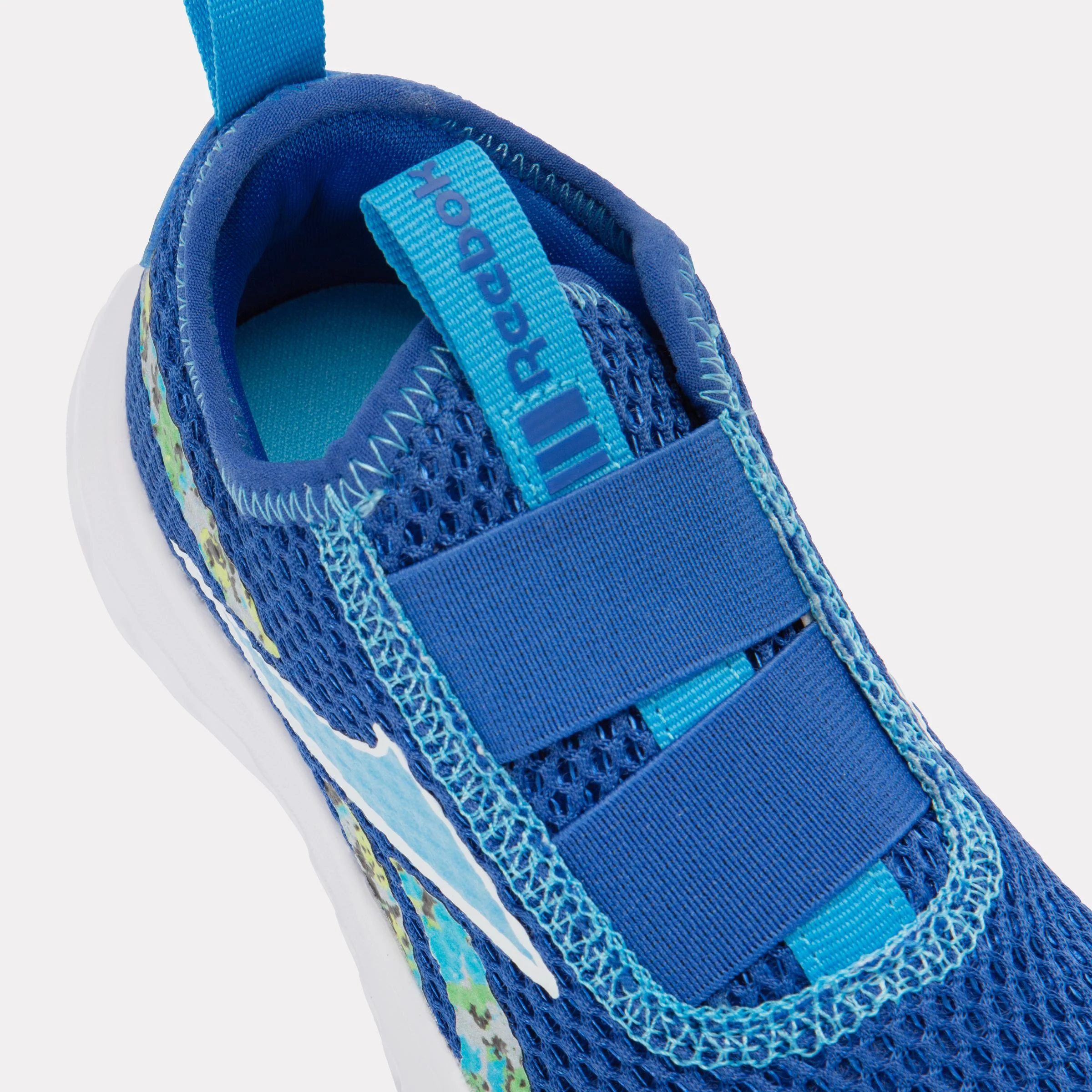 Reebok Footwear Kids Rush Runner Slip-On Shoes – Pre-School VECTORBLUE/FUTURECYAN/FTWRWHIT - Image 6