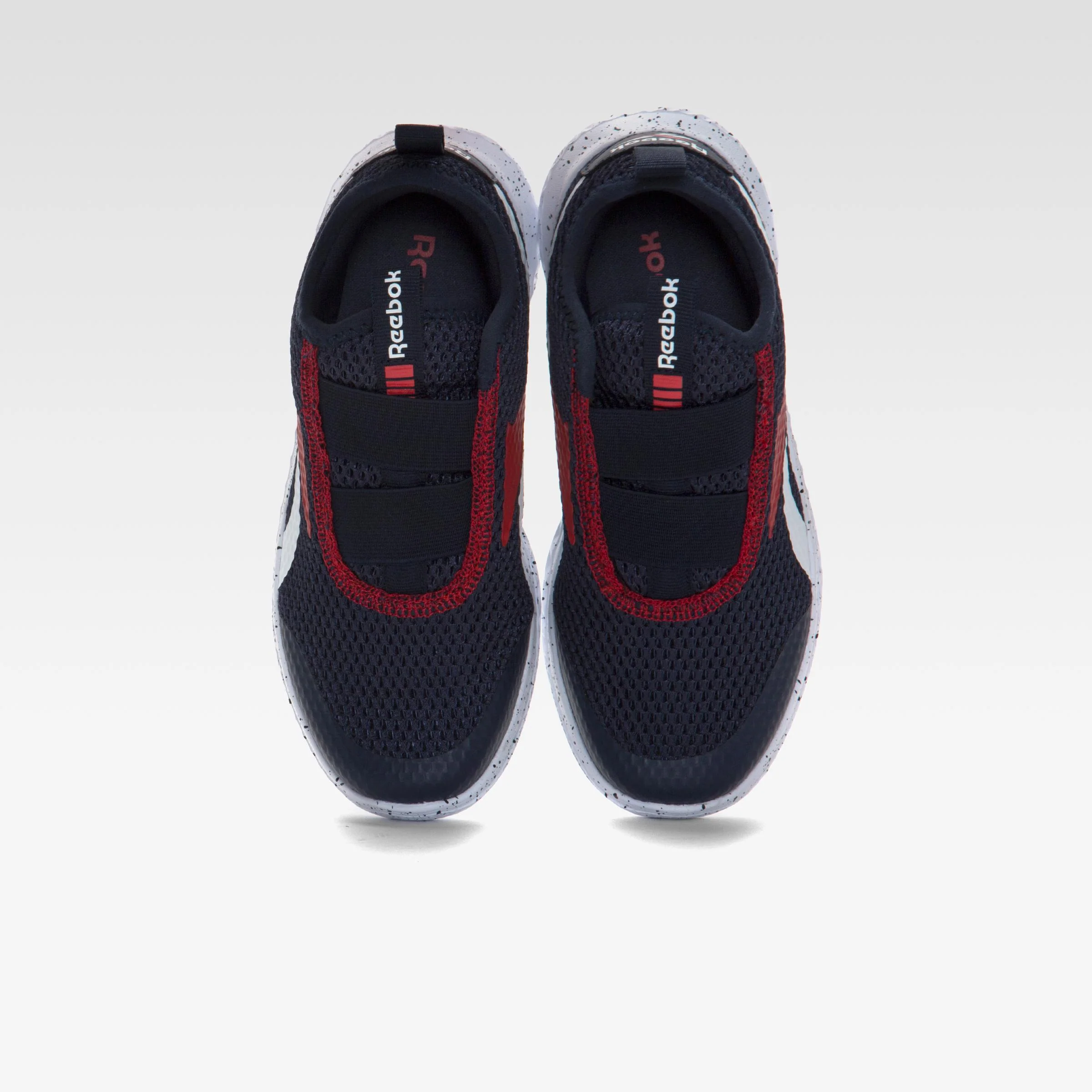 Reebok Footwear Kids Rush Runner Slip-On Shoes - Pre-School VECTORNAVY/GREY3/VECTORRED - Image 5