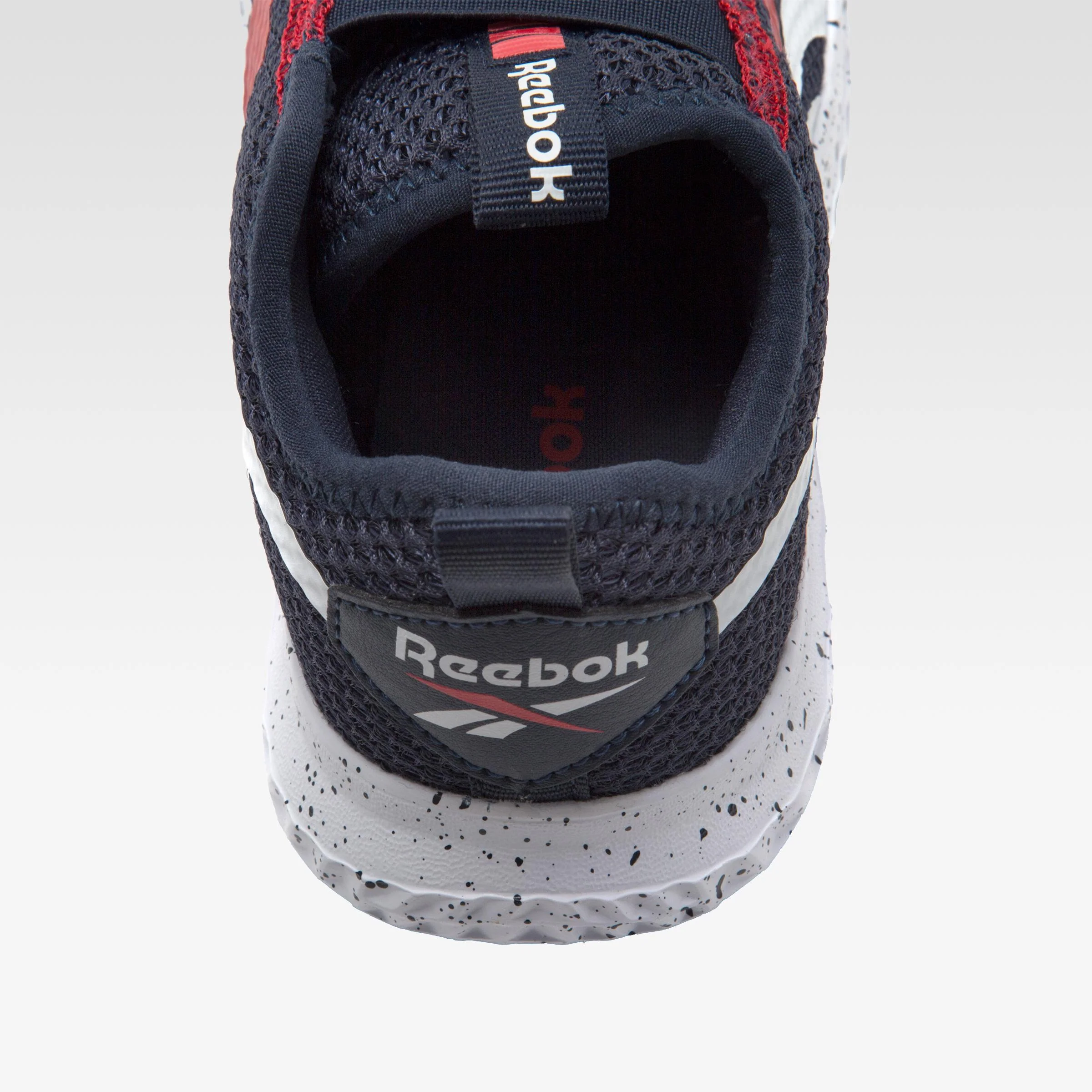 Reebok Footwear Kids Rush Runner Slip-On Shoes - Pre-School VECTORNAVY/GREY3/VECTORRED - Image 7