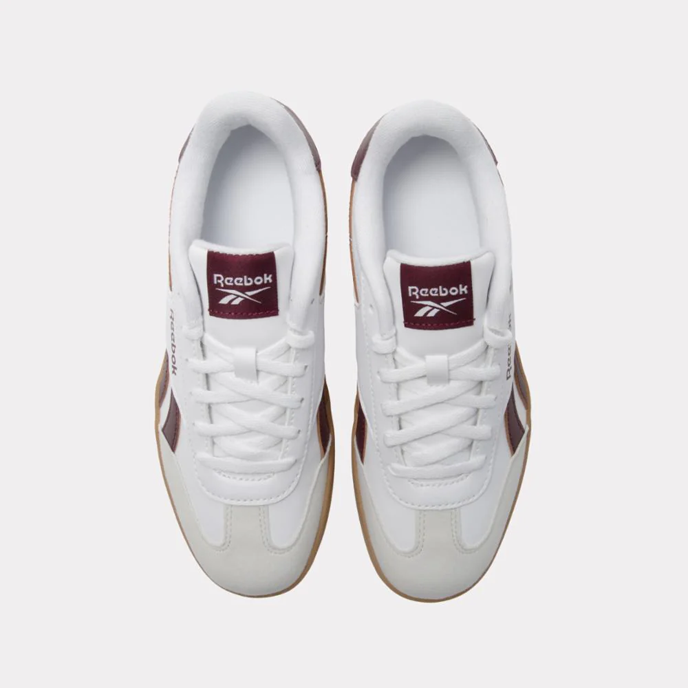 Reebok Footwear Kids Smash Edge Shoes – Grade School WHITE/BLACKCHERRY/SGUM1 - Image 6