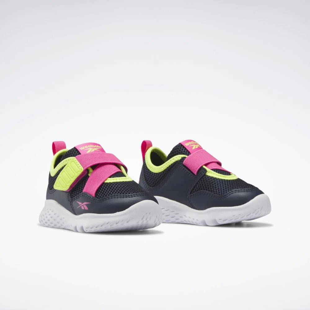Reebok Footwear Kids Weebok Flex Sprint Shoes - Toddler VECNAV/ATOPNK/SOACYE - Image 3