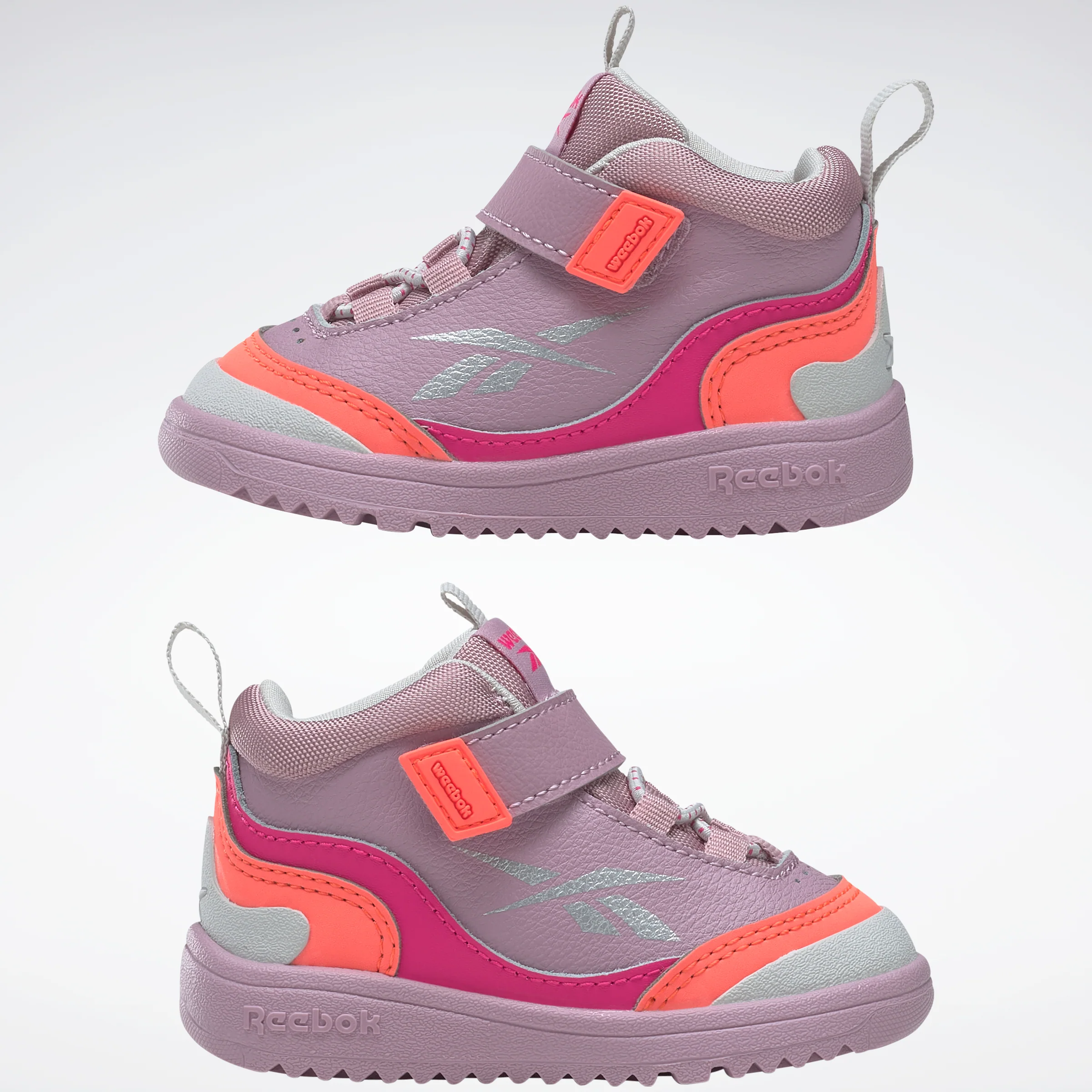 Reebok Footwear Kids Weebok Storm X Shoes Infant Inflil/Orgfla/Propnk - Image 9