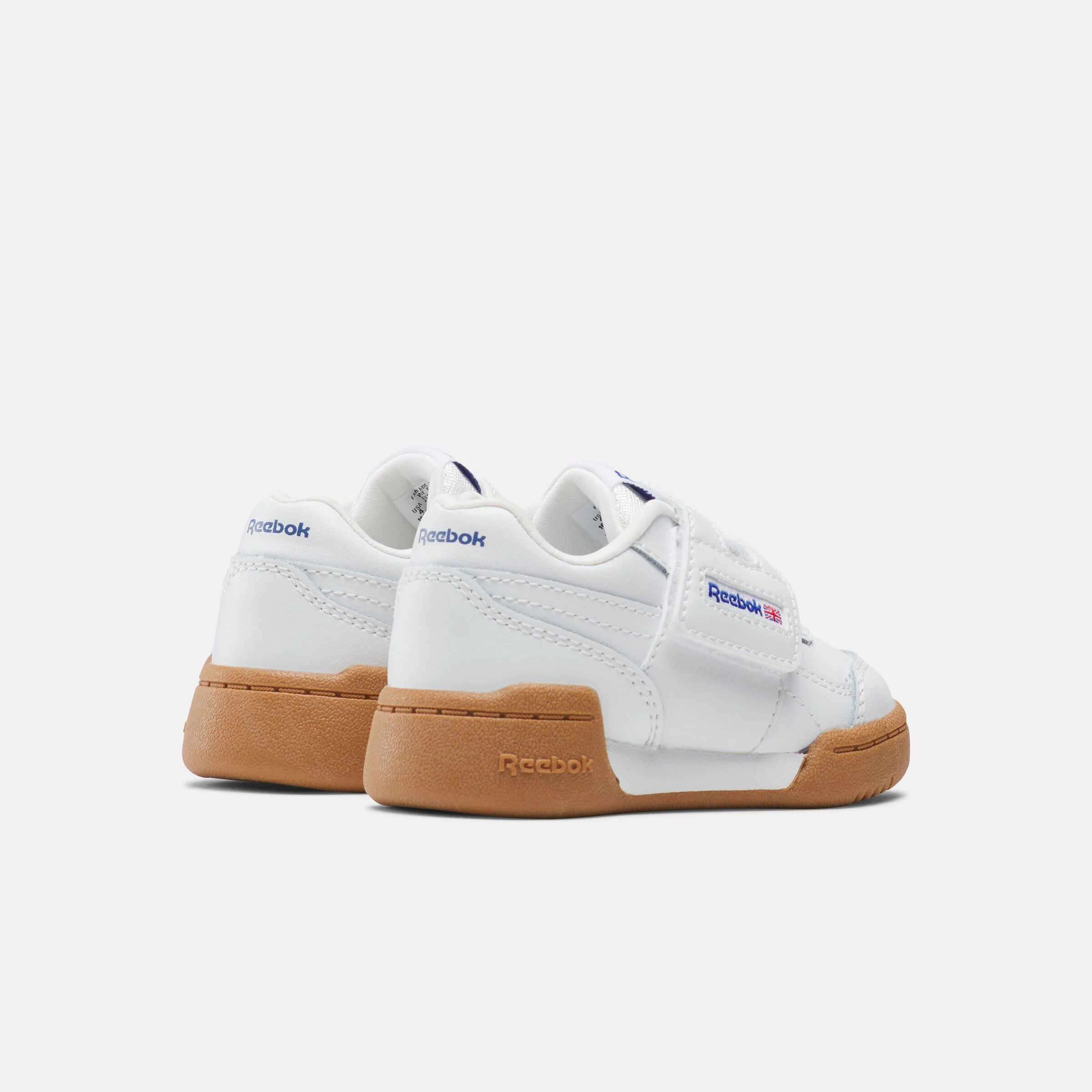 REEBOK FOOTWEAR KIDS WORKOUT PLUS INFANT KIDS FTWRWHITE/VECTORBLUE/VECTORRED - Image 2