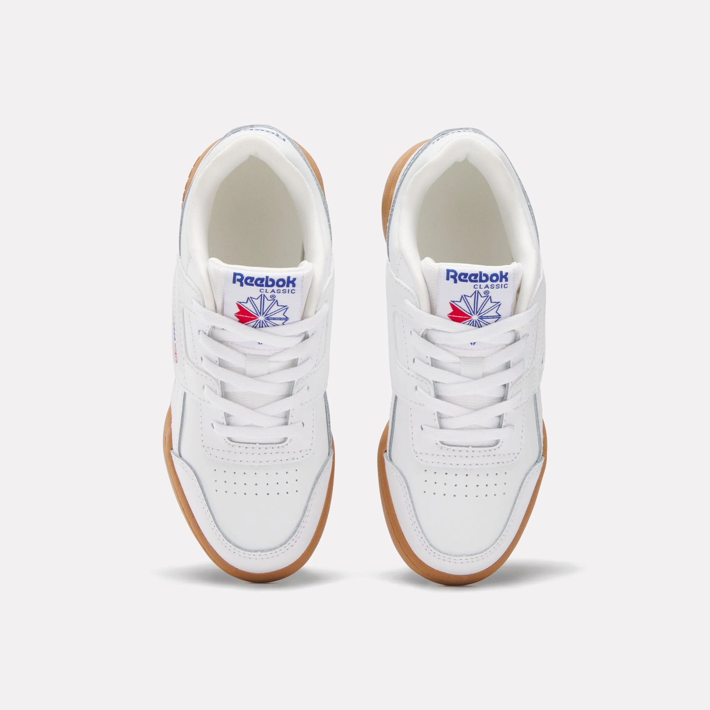 REEBOK FOOTWEAR KIDS Workout Plus Shoes - Pre-School FTWRWHITE/VECTORBLUE/VECTORRED - Image 5