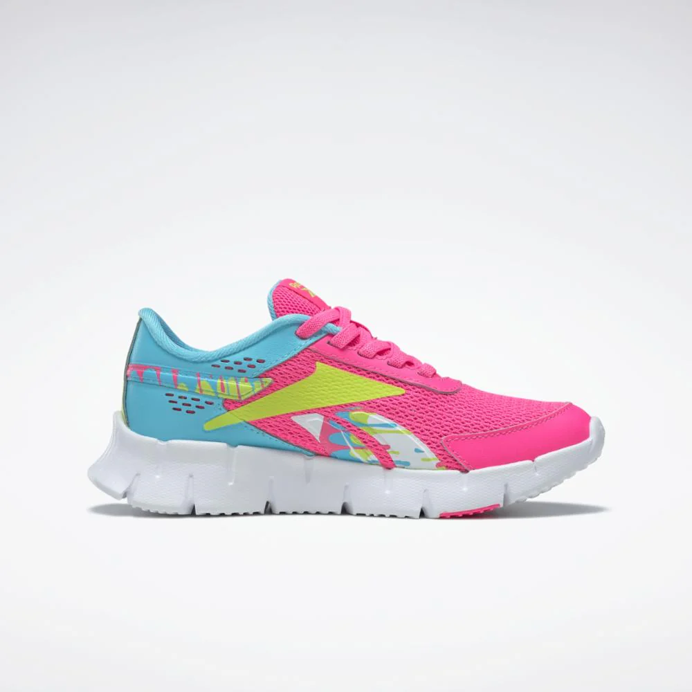 Reebok Footwear Kids ZIG DYNAMICA 2.0 ALT ATOMIC PNK/DIGITAL BLUE/ACID Y - Image 2