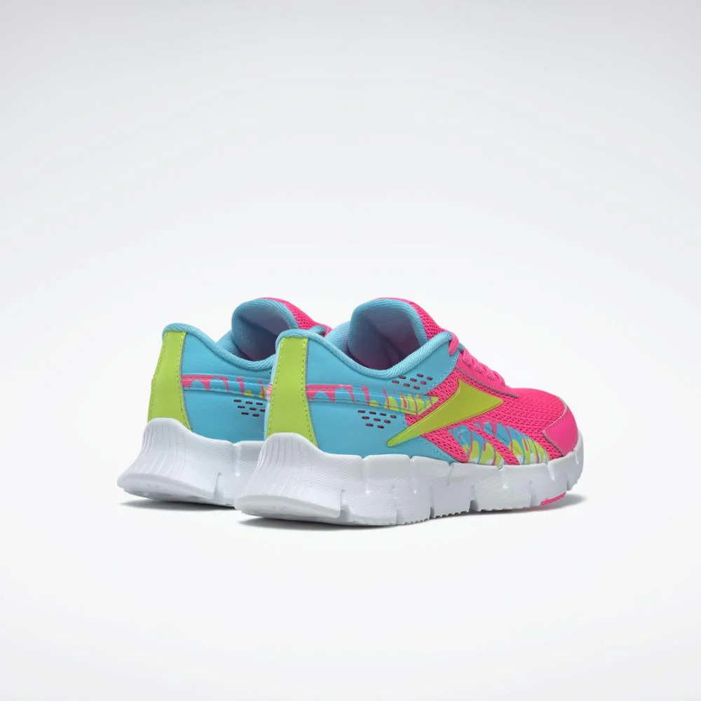 Reebok Footwear Kids ZIG DYNAMICA 2.0 ALT ATOMIC PNK/DIGITAL BLUE/ACID Y - Image 4