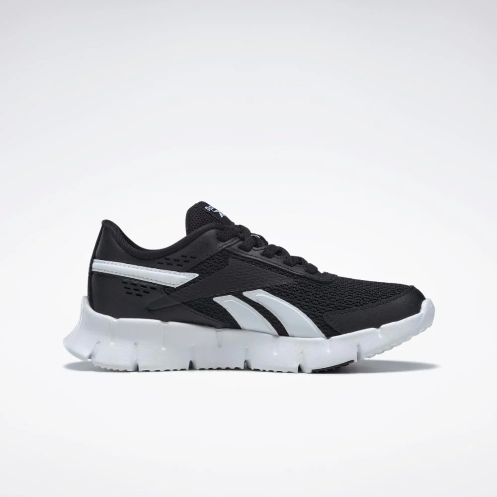 Reebok Footwear Kids Zig Dynamica 2 Shoes - Preschool CBLACK/FTWWHT/CBLACK - Image 2