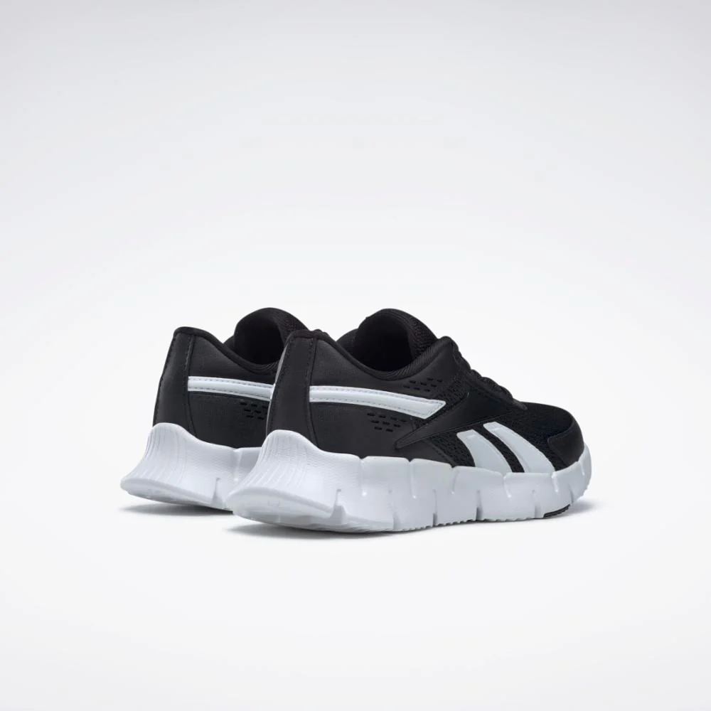 Reebok Footwear Kids Zig Dynamica 2 Shoes - Preschool CBLACK/FTWWHT/CBLACK - Image 4