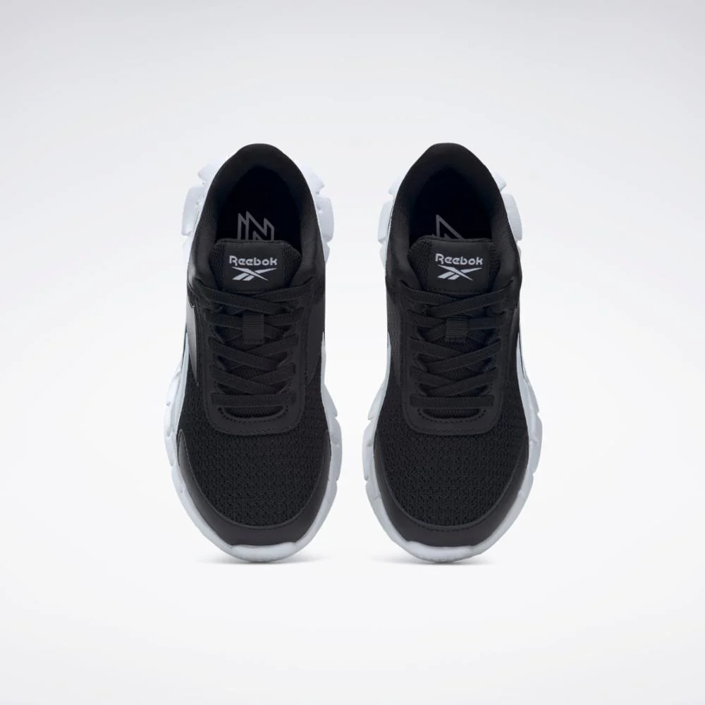 Reebok Footwear Kids Zig Dynamica 2 Shoes - Preschool CBLACK/FTWWHT/CBLACK - Image 6