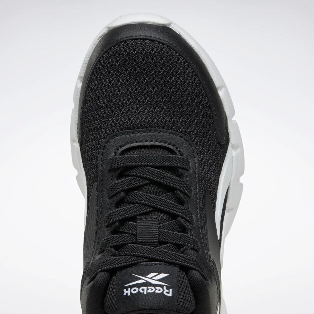 Reebok Footwear Kids Zig Dynamica 2 Shoes - Preschool CBLACK/FTWWHT/CBLACK - Image 7