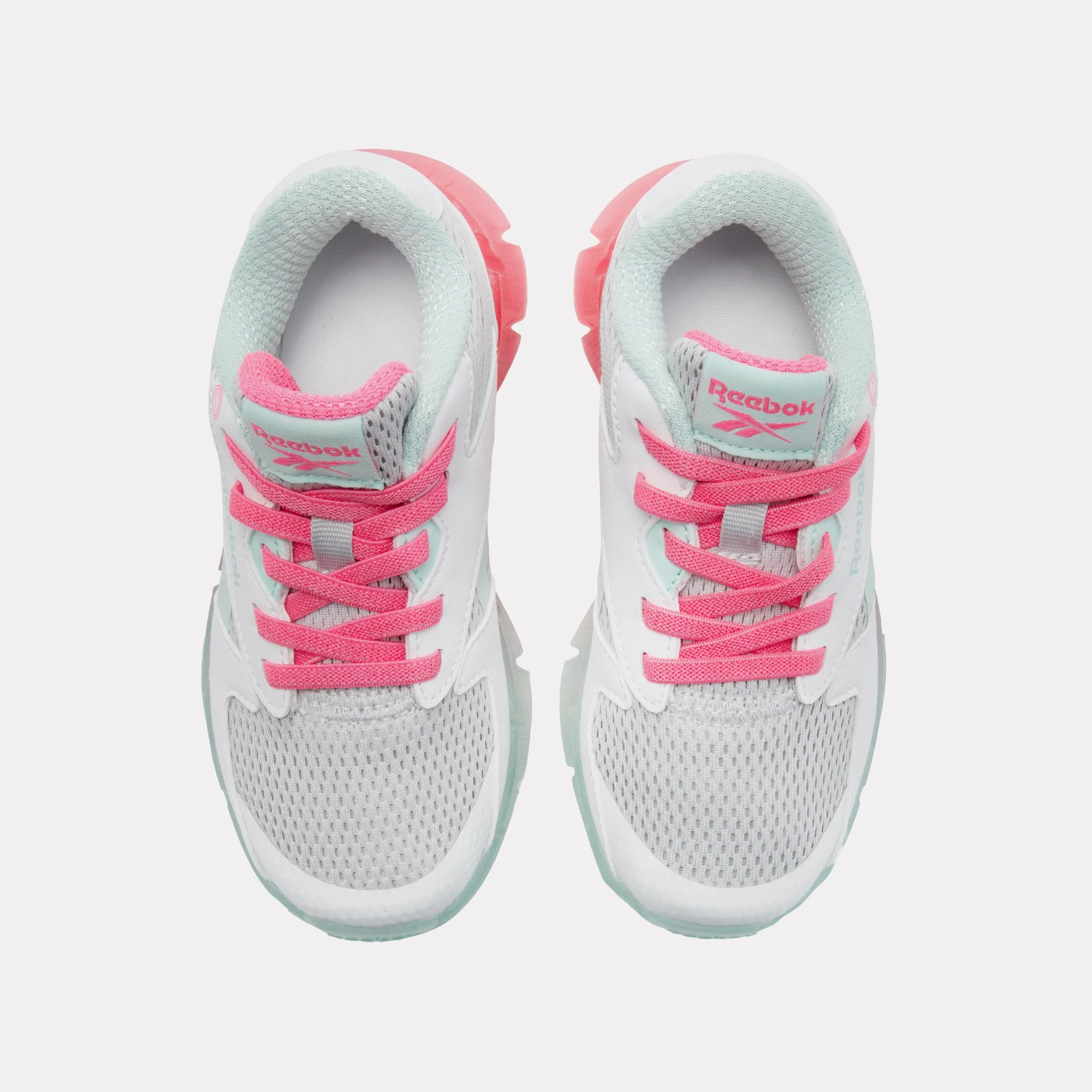 Reebok Footwear Kids Zig N Glow 2 Shoes – Pre-School GREY1/FTWRWHITE/ATOMICPINK - Image 5