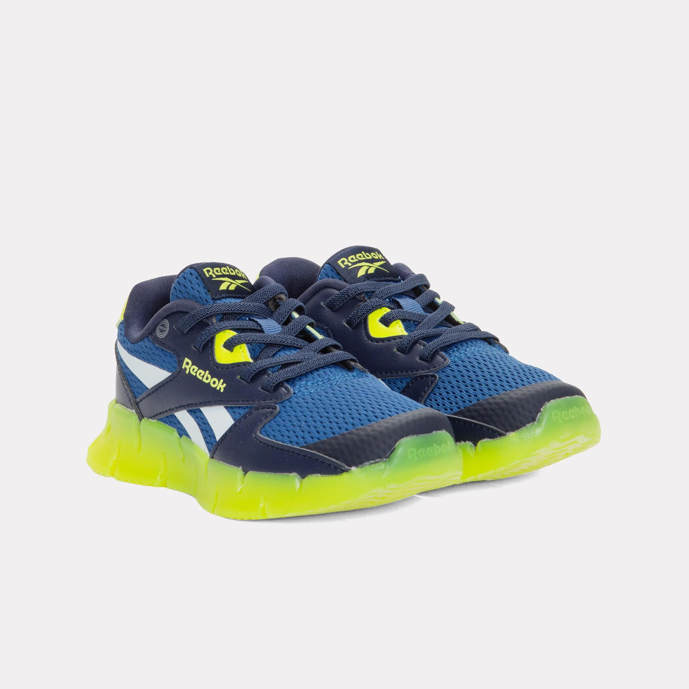 Reebok Footwear Kids Zig N Glow 2 Shoes – Pre-School VECTORNAVY/TWILIGHTBLUE/SOLARA - Image 2