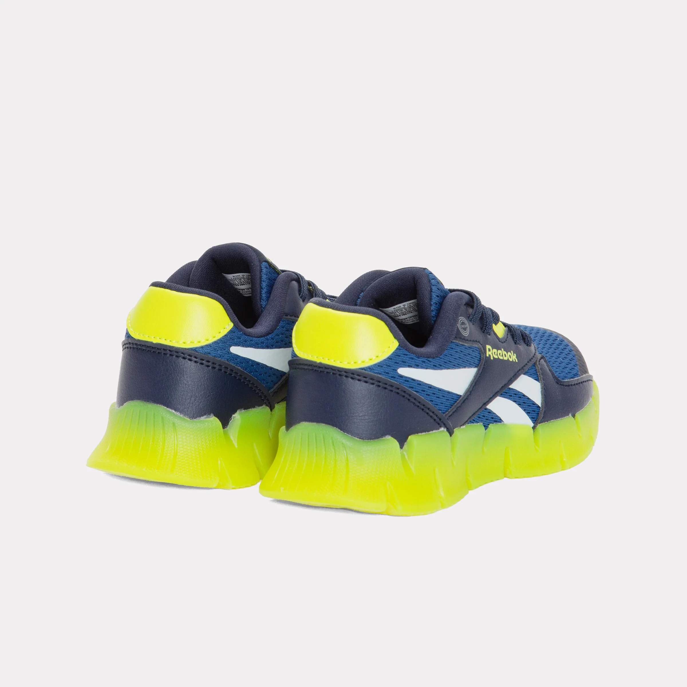 Reebok Footwear Kids Zig N Glow 2 Shoes – Pre-School VECTORNAVY/TWILIGHTBLUE/SOLARA - Image 3