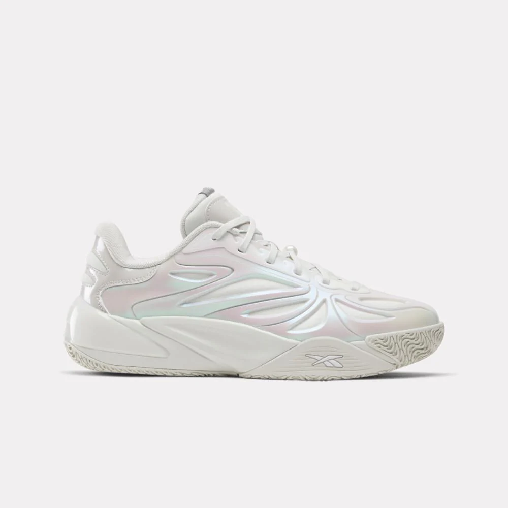 Reebok Footwear Men Angel Reese 1 Basketball Shoes GREY/GREY/WHITE
