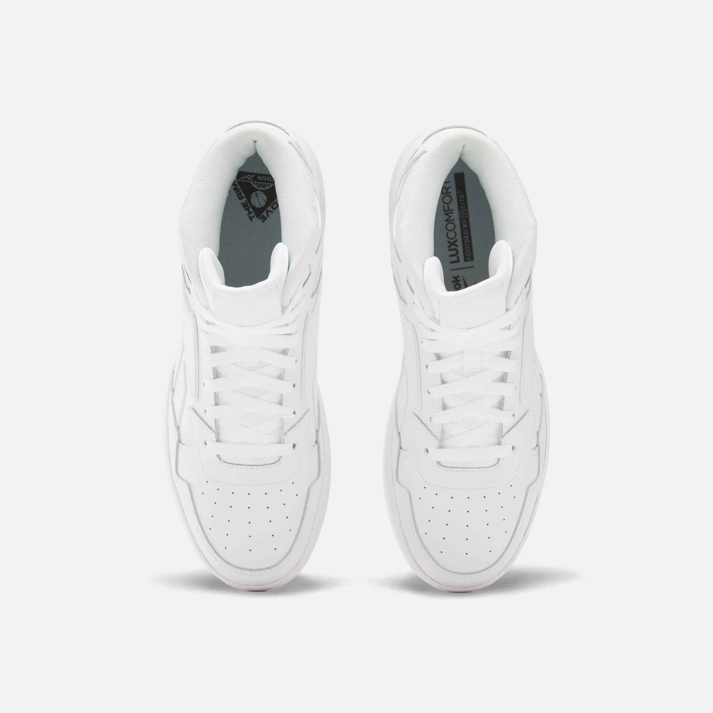 Reebok Footwear Men ATR Chill Mid Basketball Shoes WHITE/WHITE/WHITE - Image 5