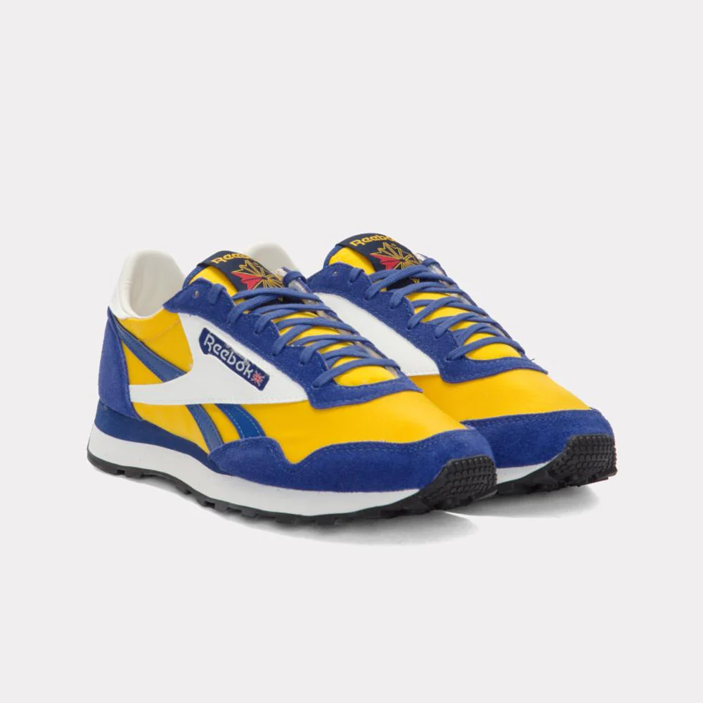 Reebok Footwear Men Aztec II Shoes COBALT/ALWAYS YELLOW/CHALK - Image 3