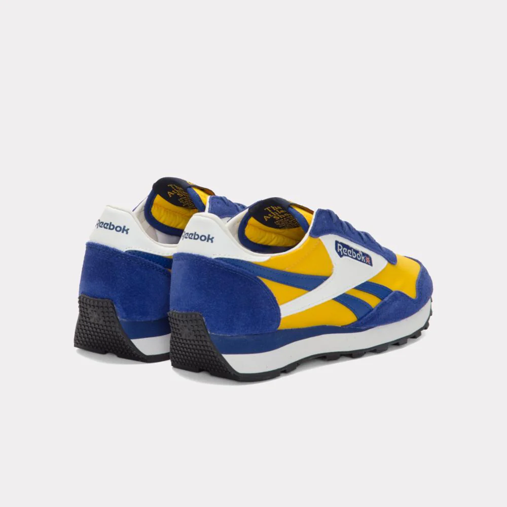 Reebok Footwear Men Aztec II Shoes COBALT/ALWAYS YELLOW/CHALK - Image 4