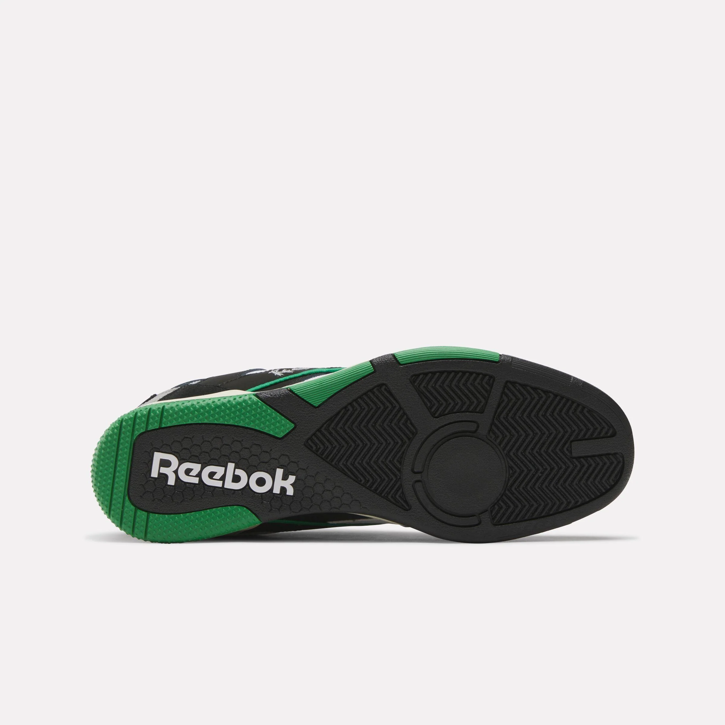 Reebok Footwear Men BB 4000 II ‘96 Basketball Shoes BLACK/WHITE/GLENGREEN - Image 4