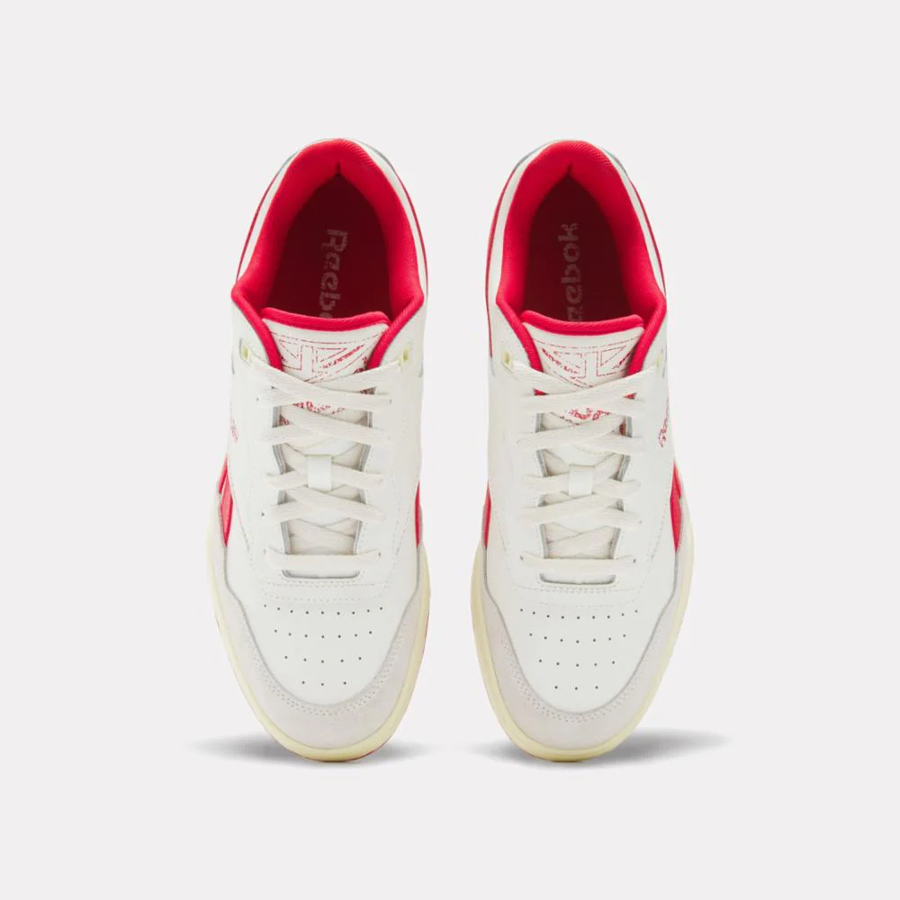 Reebok Footwear Men BB 4000 II Basketball Shoes CHALK/WEATHEREDWHITE/VECTORRED - Image 5