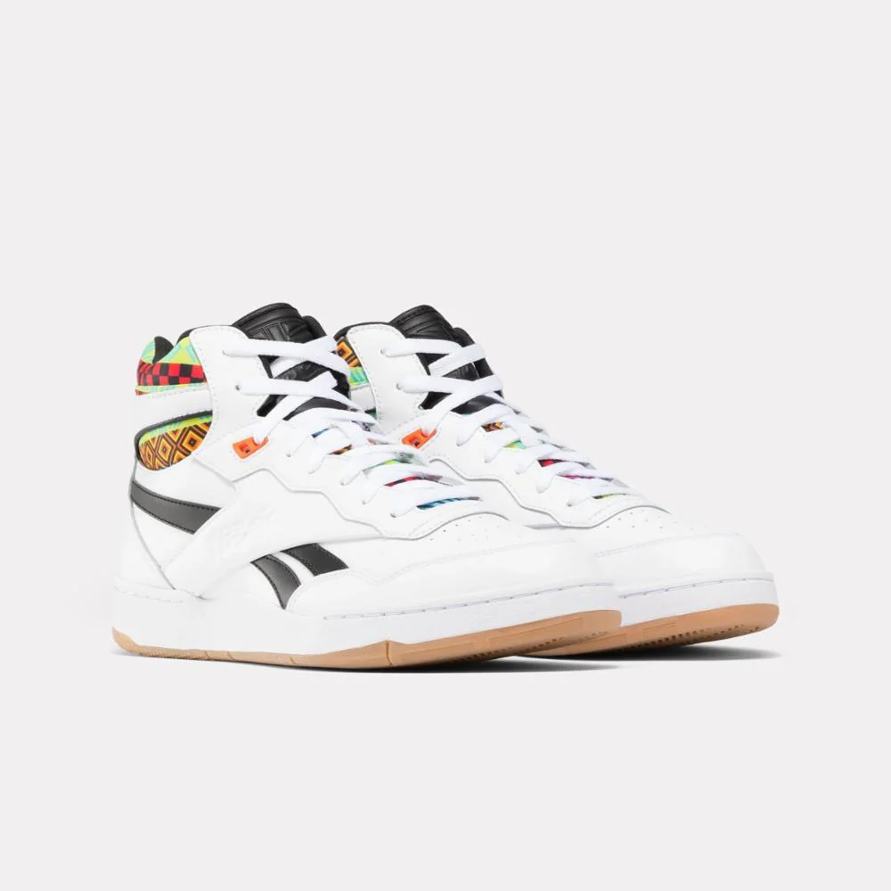 Reebok Footwear Men BB 4000 II Mid Basketball Shoes MID FTWWHT/CBLACK/RBKG04 - Image 2