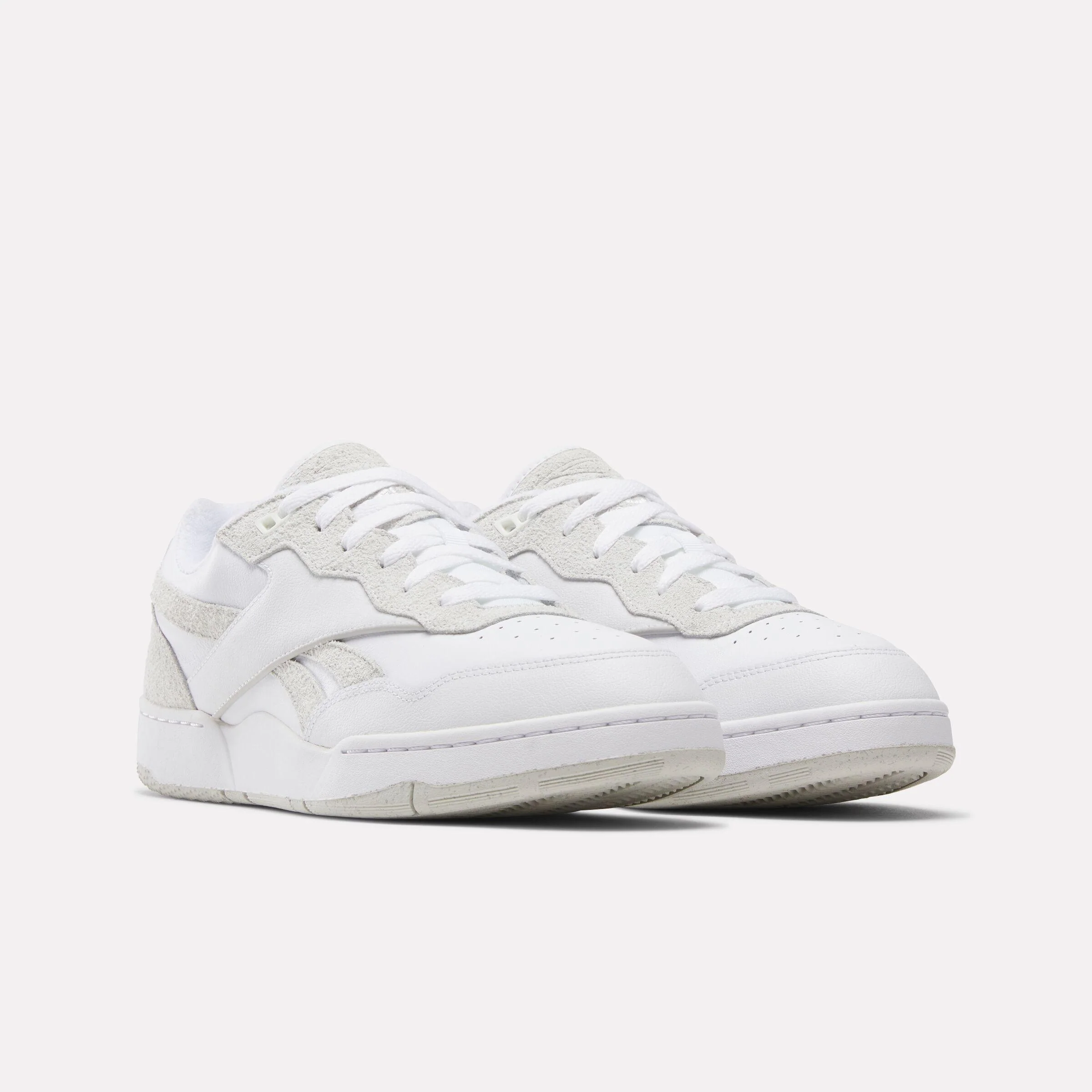 Reebok Footwear Men BB 4000 II Retro Basketball Shoes WHITE/WHITE/WHITE - Image 2