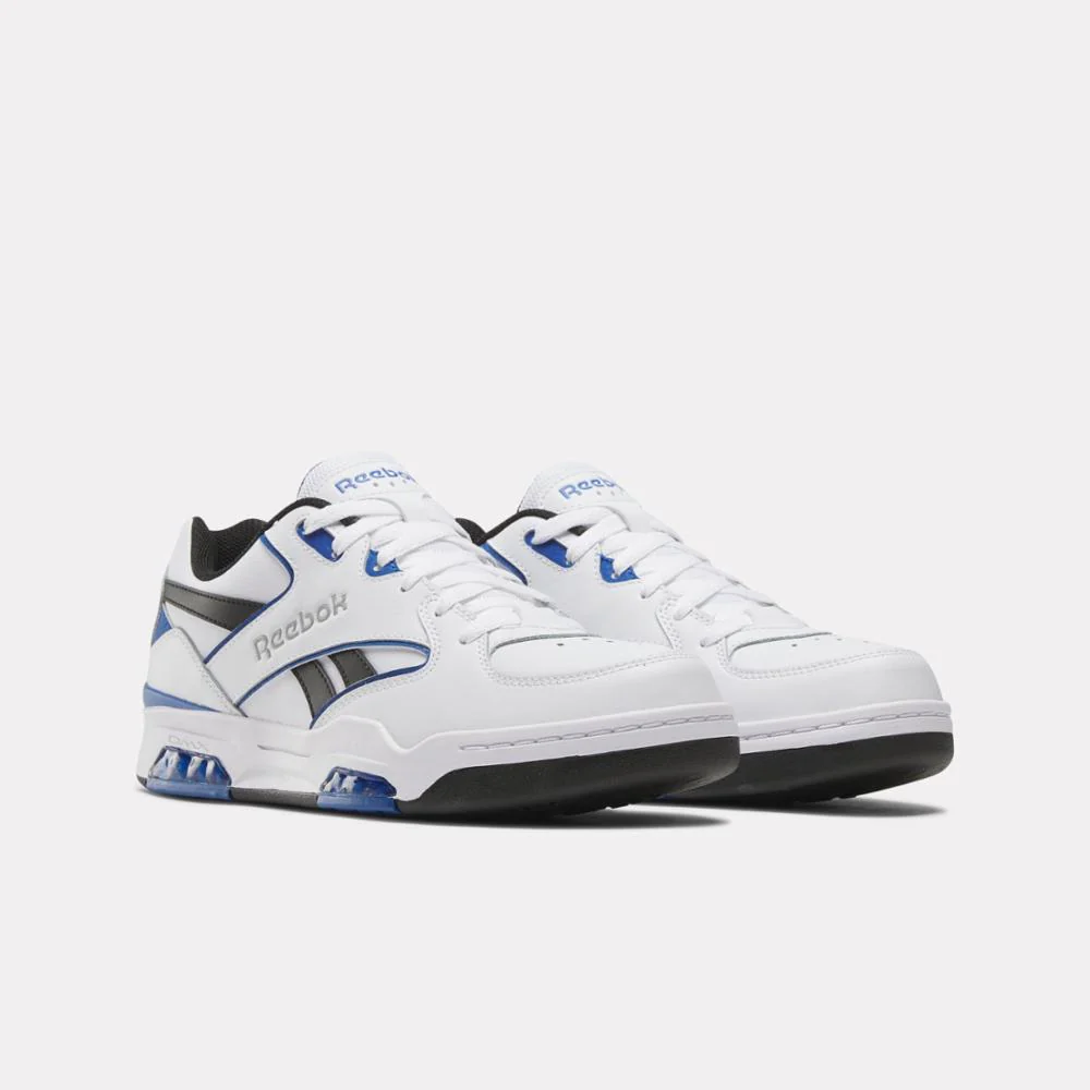 Reebok Footwear Men BB 4500 DMX Basketball Shoes WHITE/VECTORBLUE/BLACK - Image 2